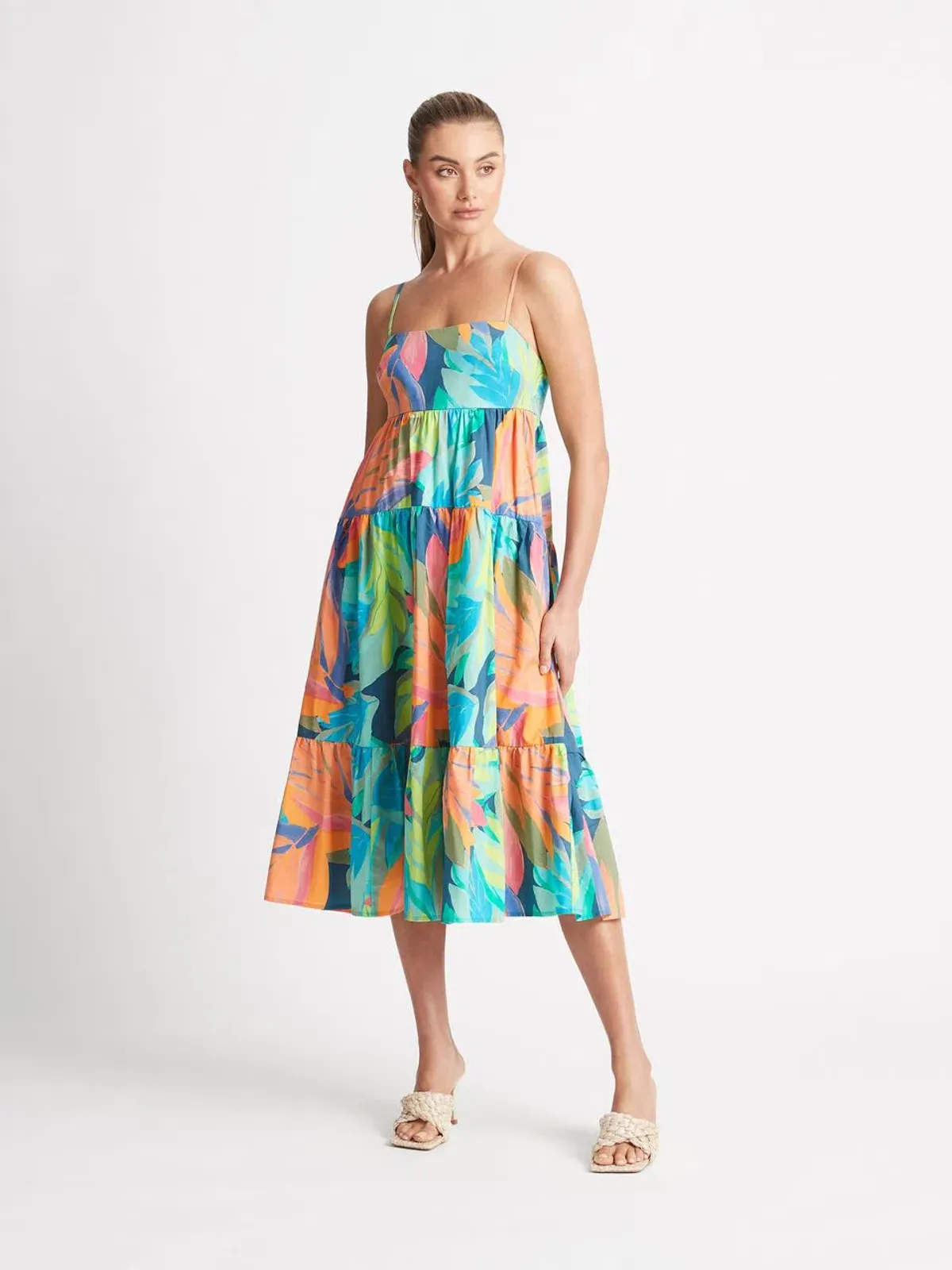 Sheike Island Dream Dress Print Size 6 - Image 1