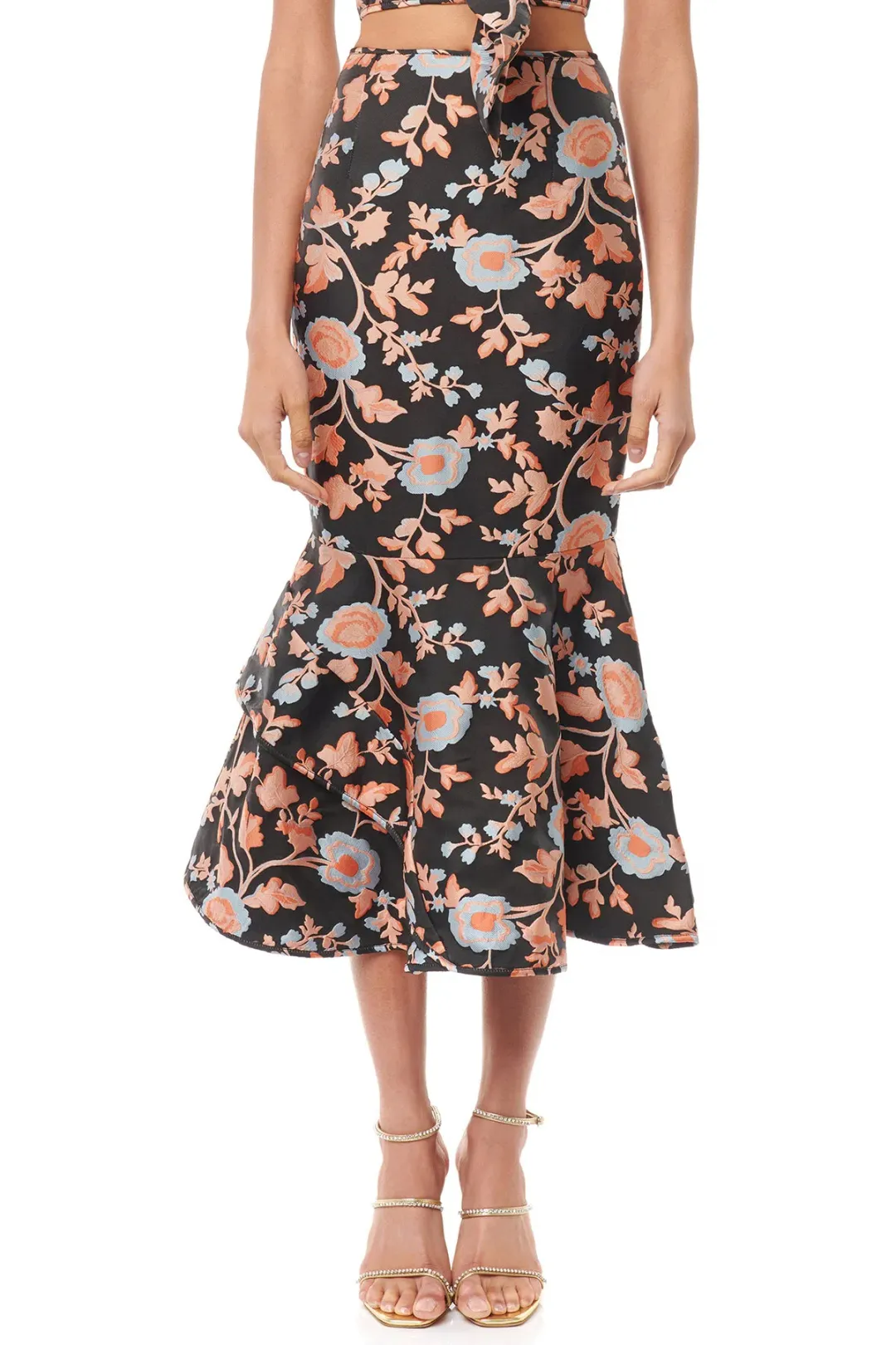 Eliya The Label Kianne Top and Zani Skirt Set Floral Size 10 for rent on The Volte - main image