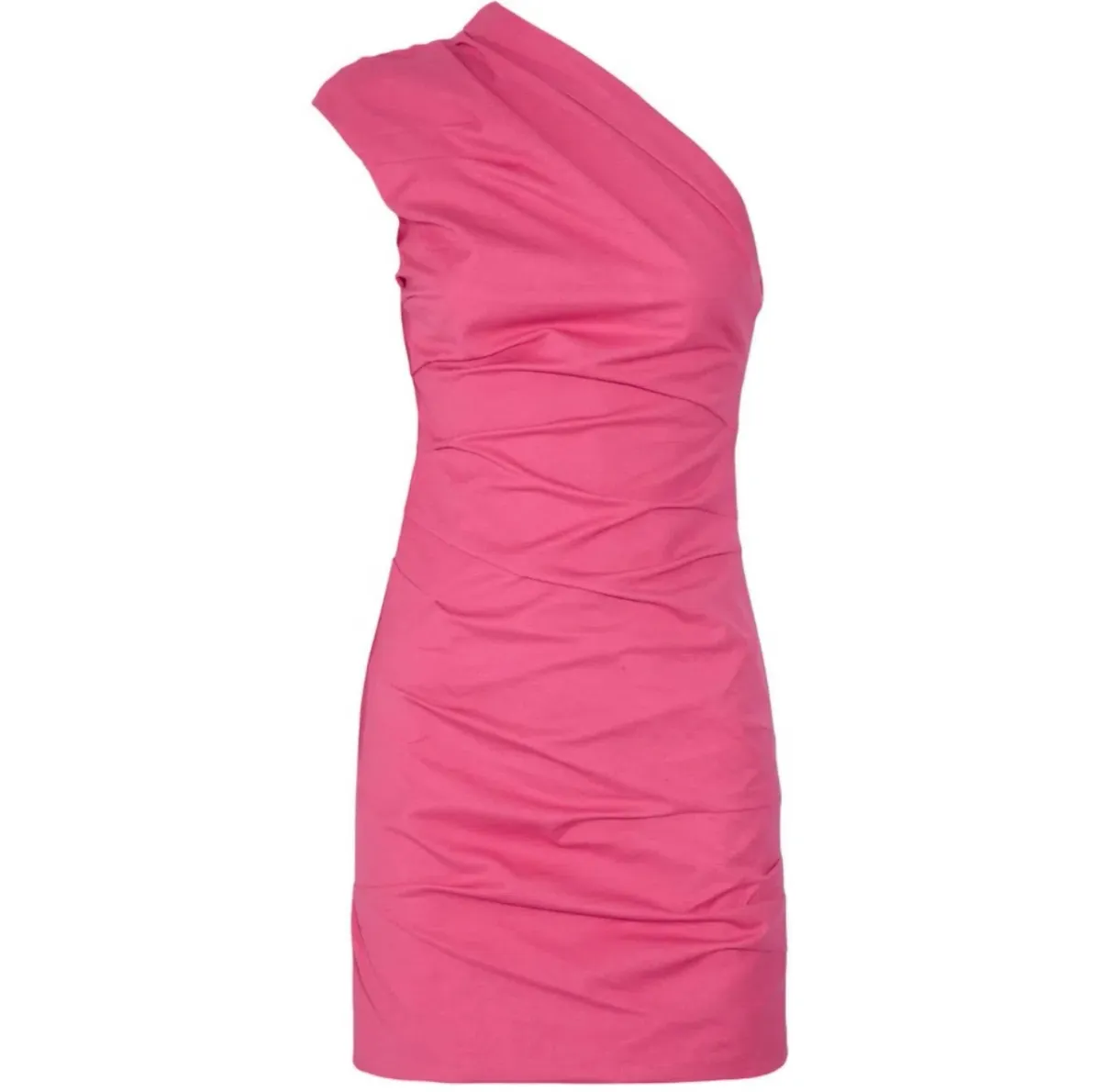 Camilla and Marc Low Rider One Shoulder Mini Dress Pink Size 10 - Image 4