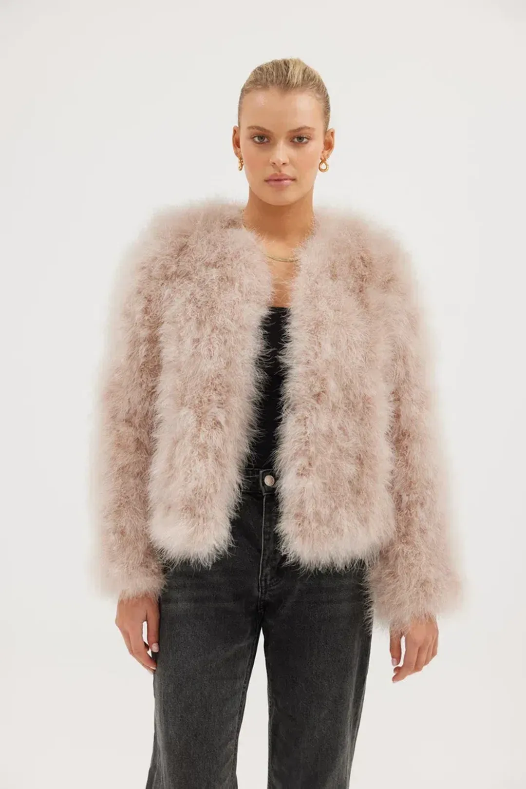 Bubish Luxe Scarlett Jacket Blush Size 8 for rent on The Volte - main image