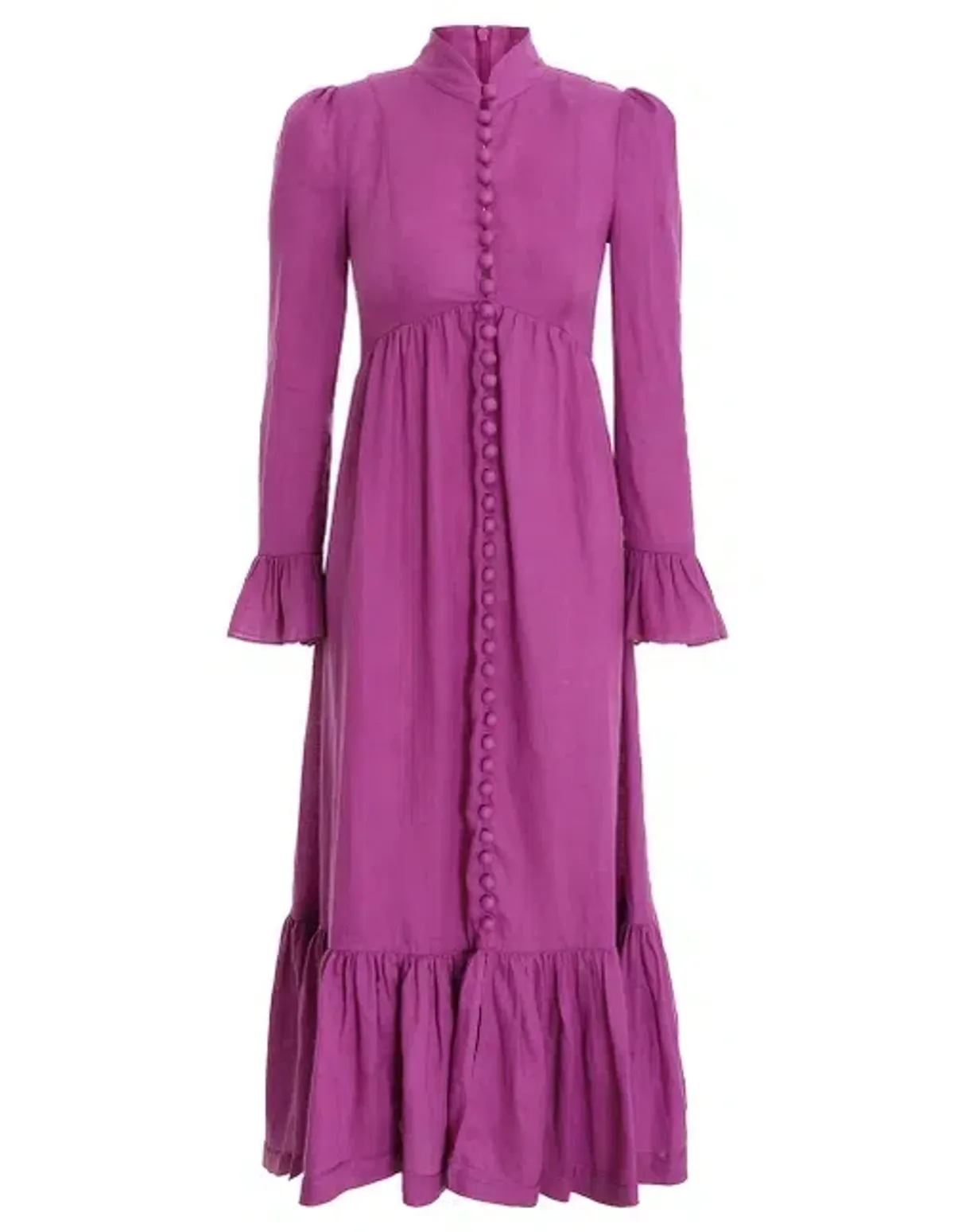 Zimmermann Lola Midi Dress Purple Size 2/Au 12 - Image 1