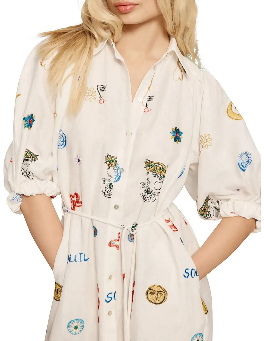 Alemais Soleil Shirtdress Multi Size AU 12 for rent on The Volte - main image