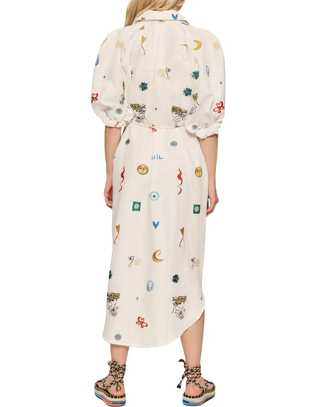 Alemais Soleil Shirtdress Multi Size AU 12 - Image 3