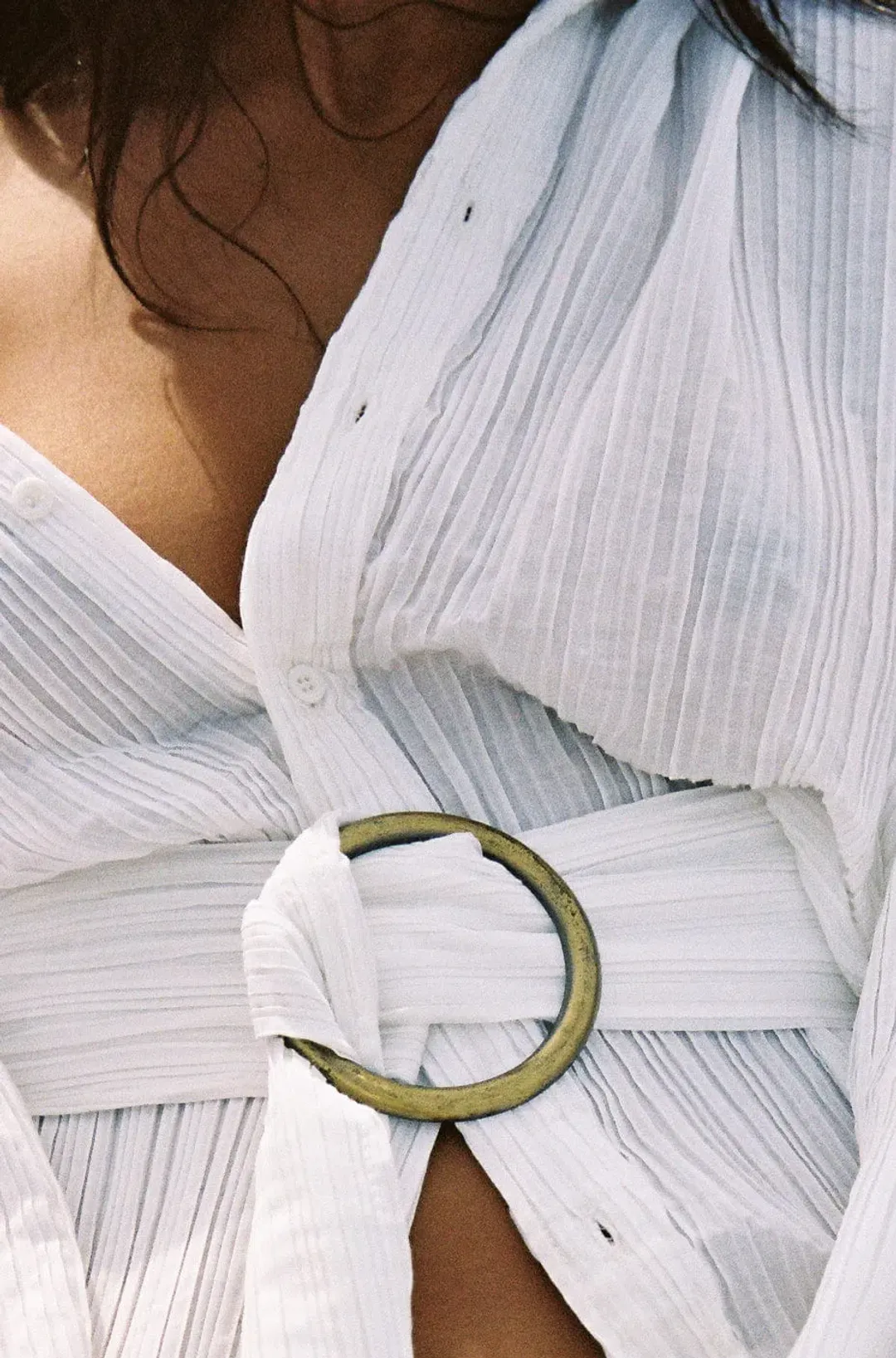 Bamba Swim Titan Shirt White Size 8  for rent on The Volte - main image