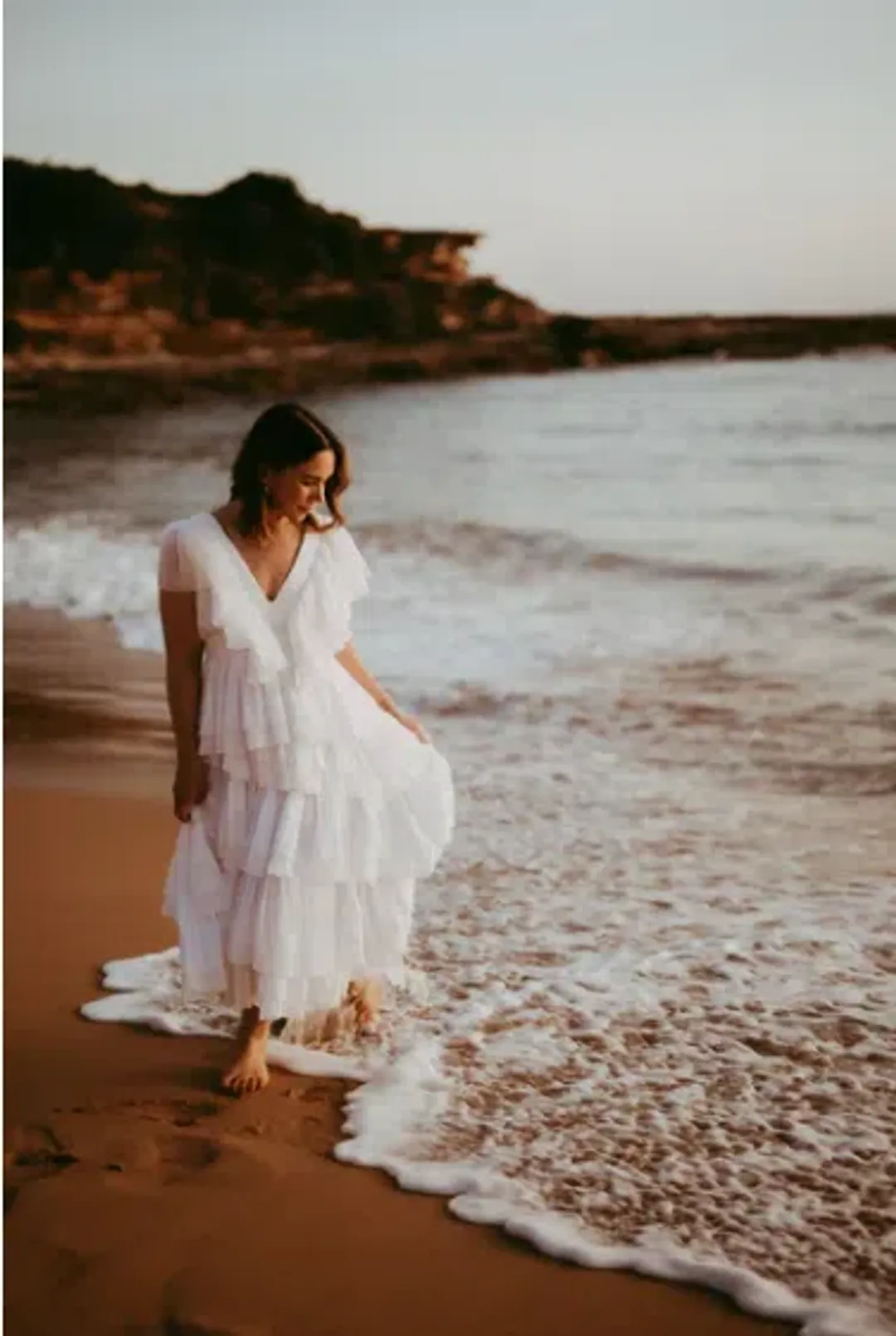 ROOH Collective Daphne Midi Dress White Size 12  for rent on The Volte - main image