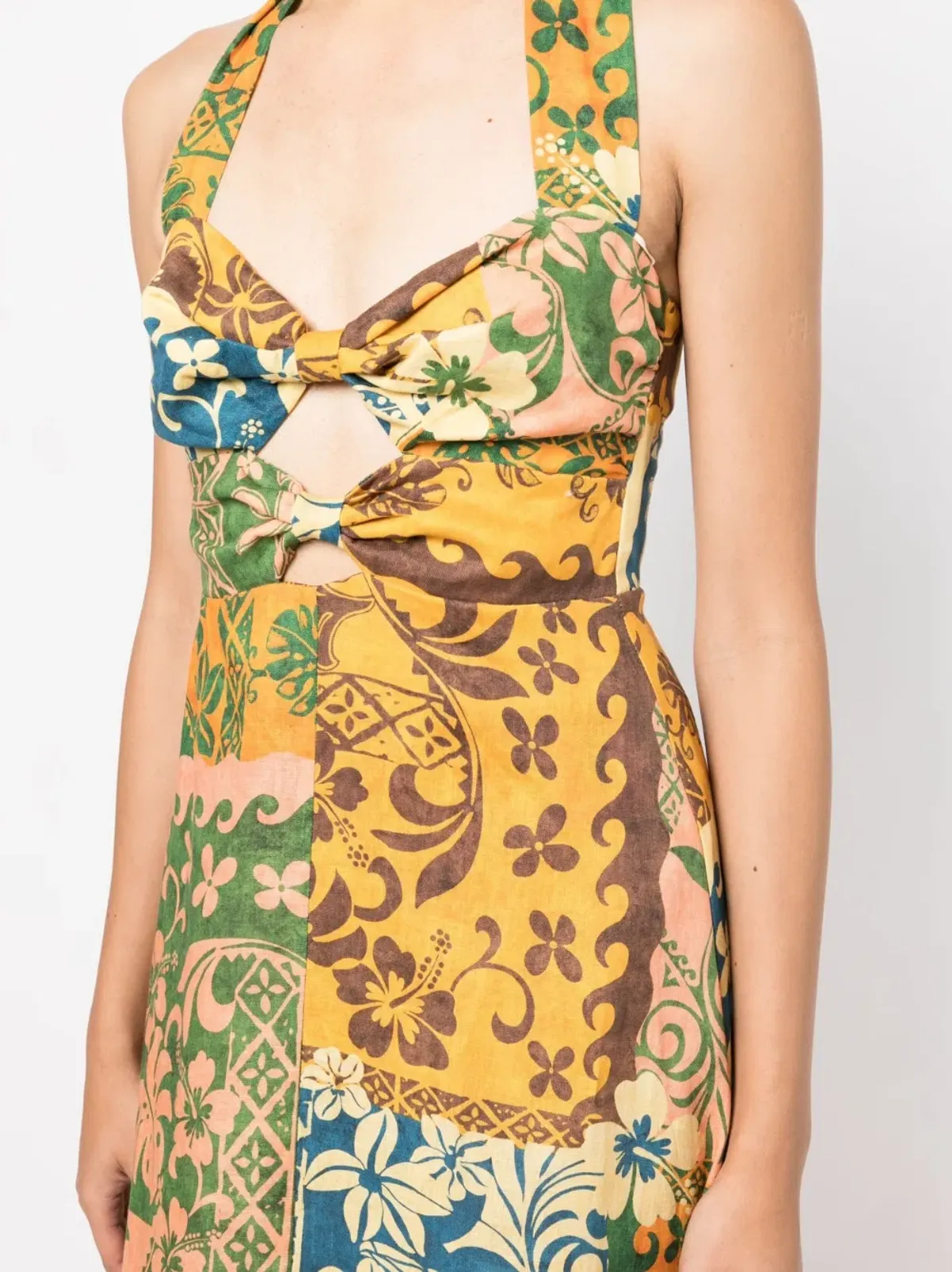 Alemais Archie Halter Dress Multi Size AU 6 - Image 2