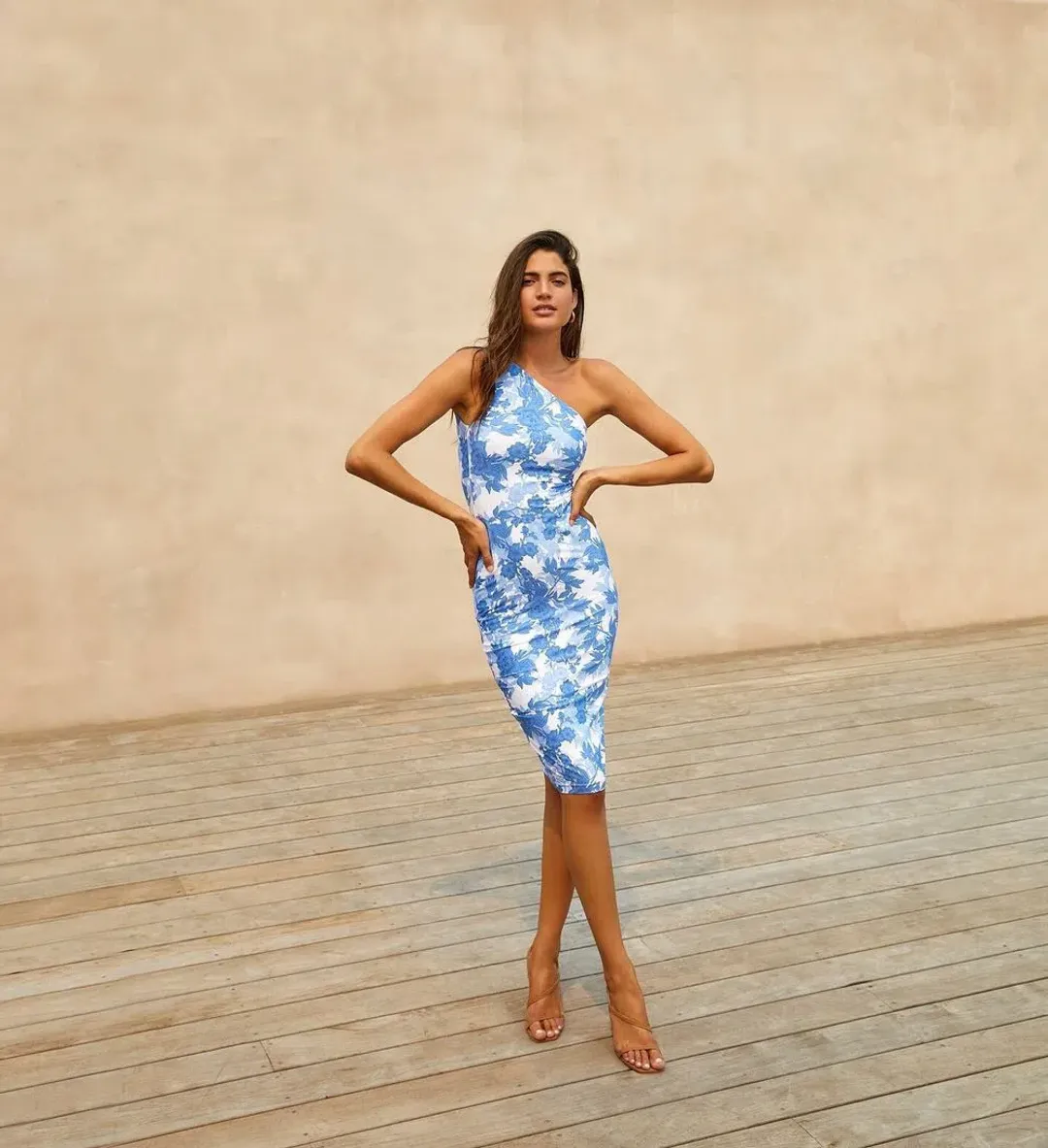 Kookai Tisdale Midi Dress Blue Size AU 6 for rent on The Volte - main image