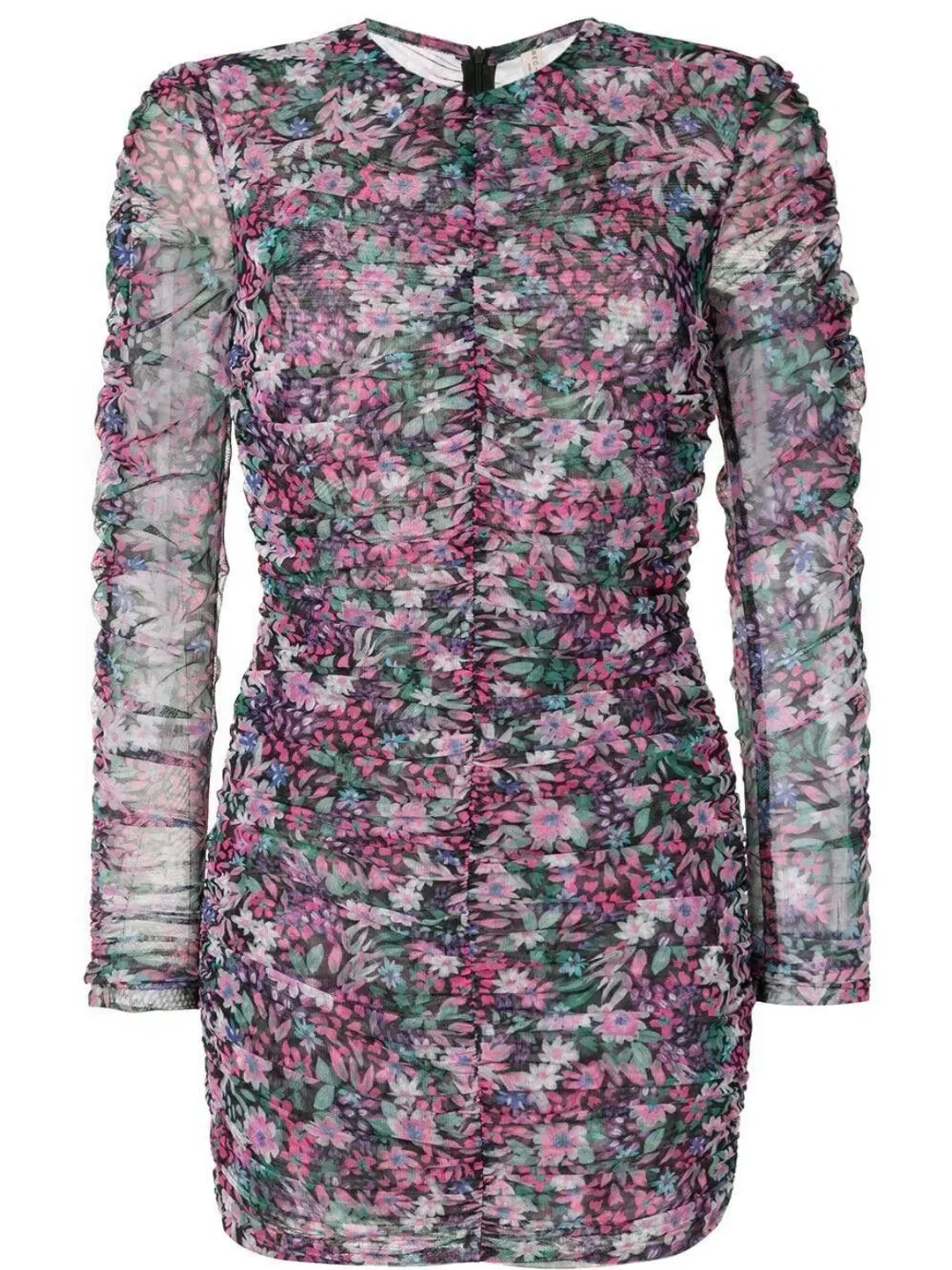 Bec & Bridge Print Anais Mesh Mini Dress Purple Size AU 8 for rent on The Volte - main image