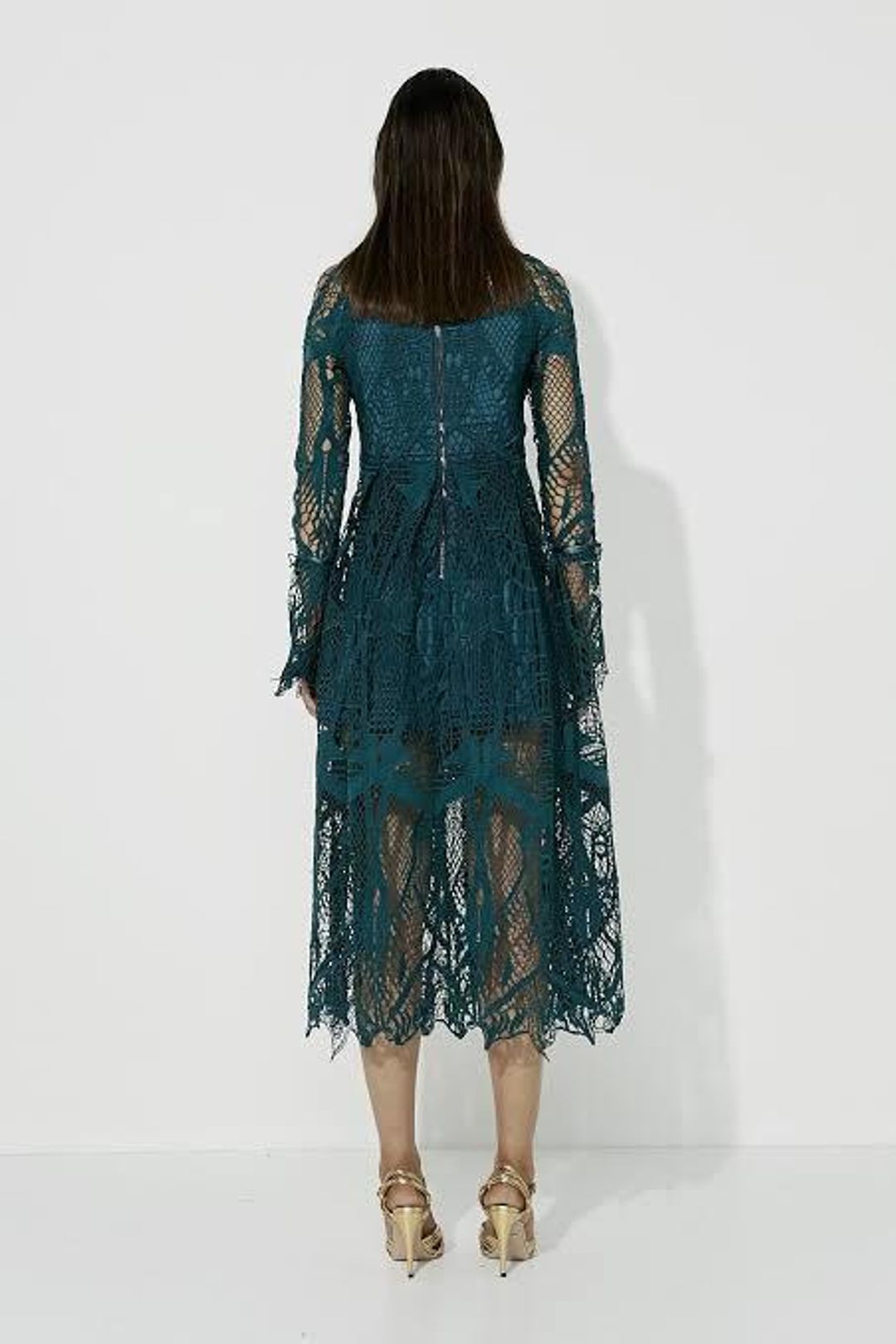 Mossman Ties That Bind Dress Green Size 6 for rent on The Volte - main image