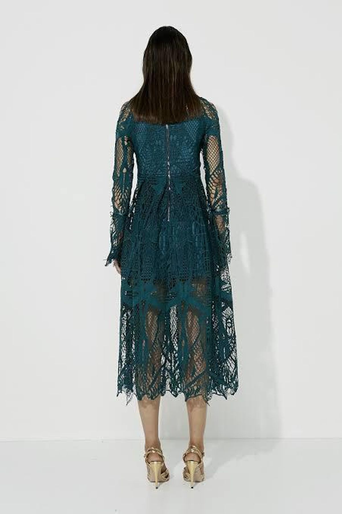 Mossman Ties That Bind Dress Green Size 6 - Image 3