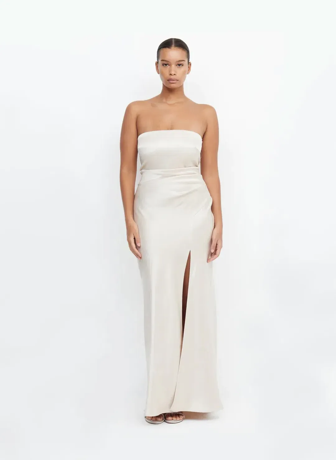 Bec and Bridge The Dreamer Strapless Dress Cream Size 6 for rent on The Volte - main image