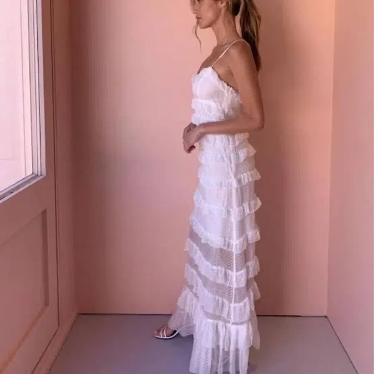 Hansen and Gretel Ophelia Dress in Ivory Size Small - Image 2