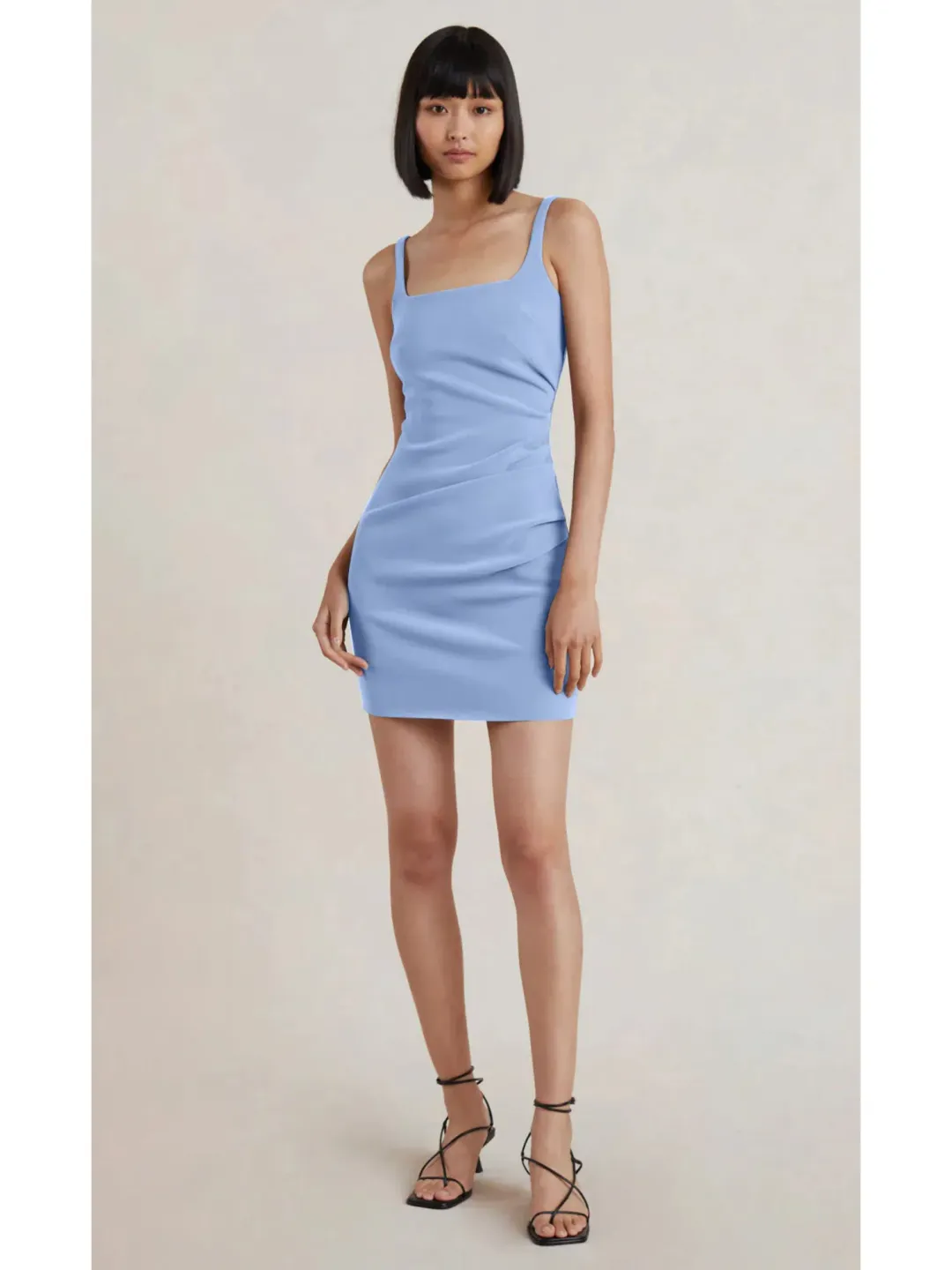 Bec & Bridge Karina Mini Dress Cornflower Blue Size AU 6 for rent on The Volte - main image