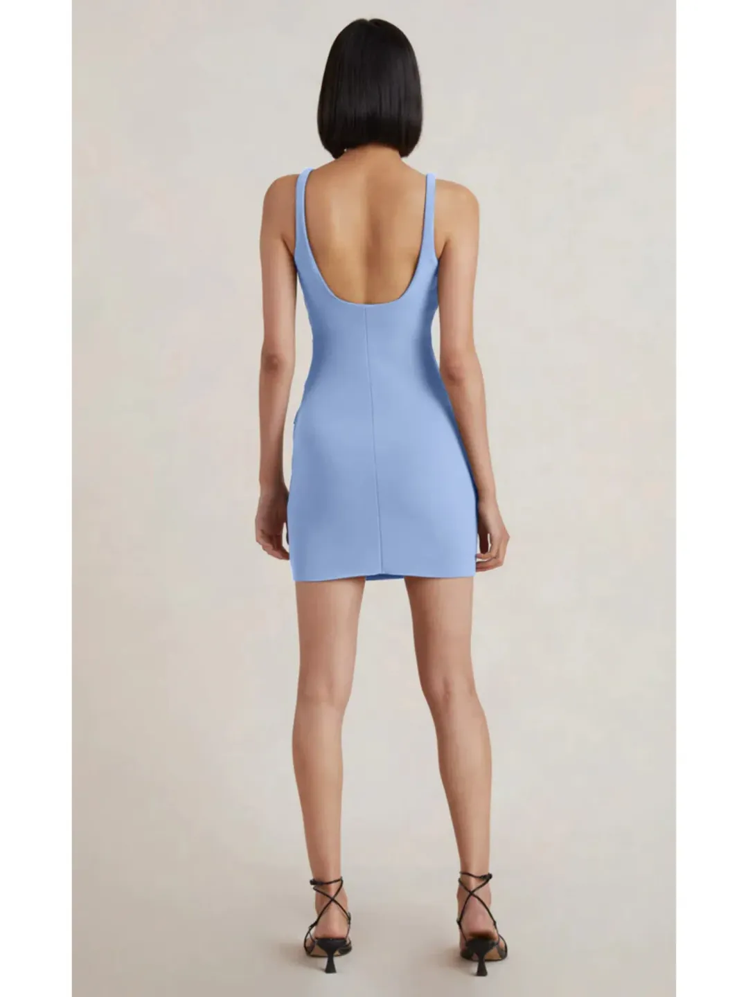 Bec & Bridge Karina Mini Dress Cornflower Blue Size AU 6 for rent on The Volte - main image