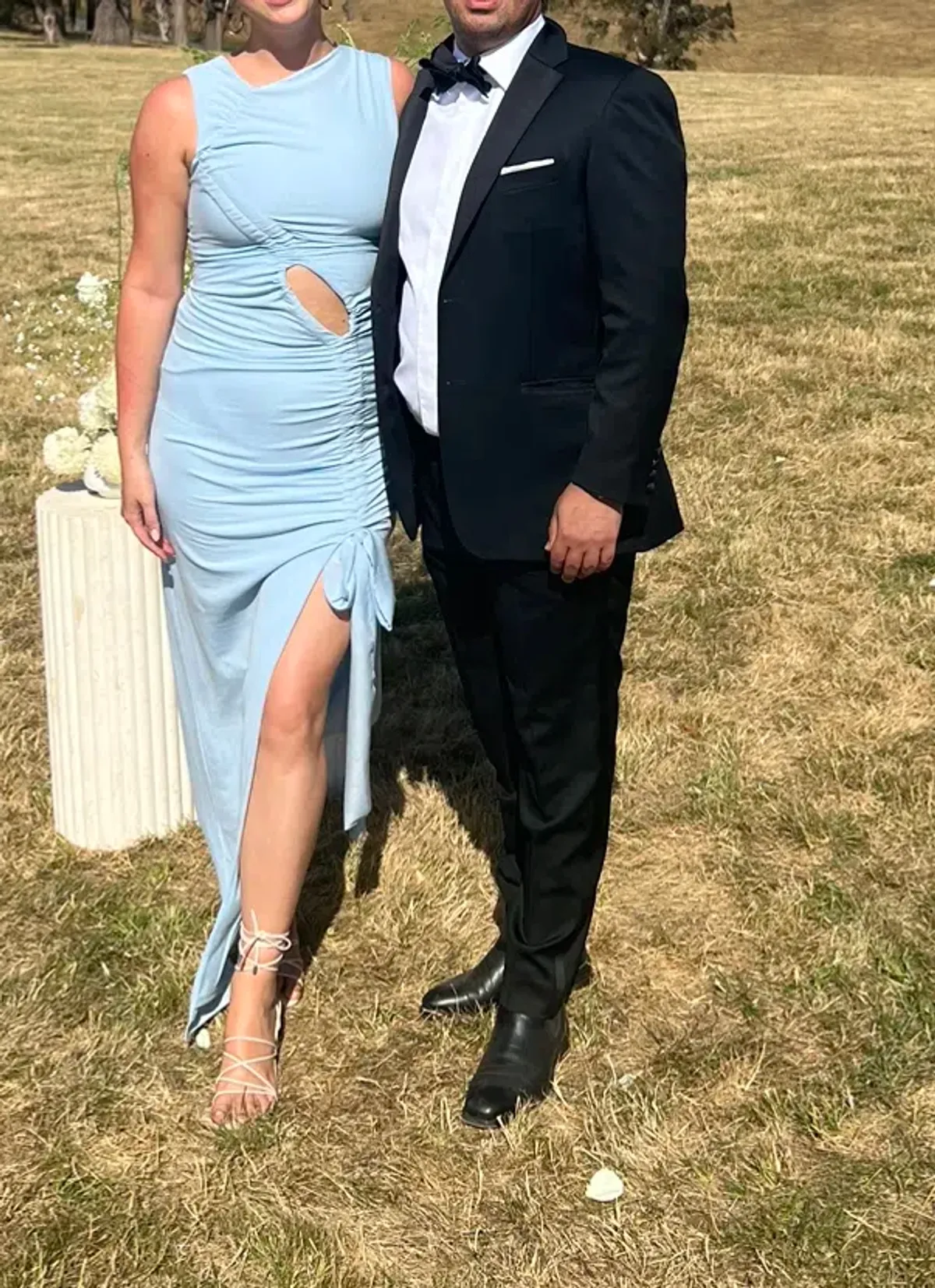 TOJHA Lita Dress in Powder Blue Size 12 - Image 4