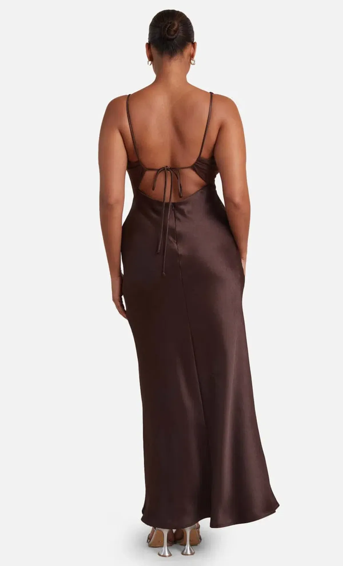 Bec & BridgeJulieta V Maxi Dress Brown Size 8 - Image 2