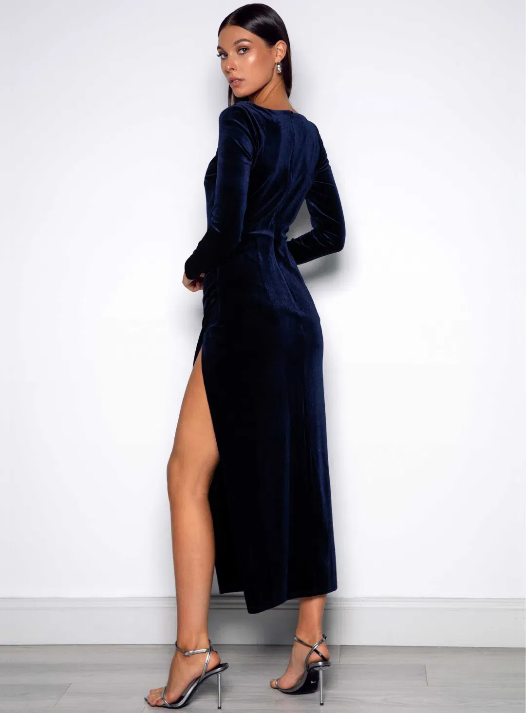 Elle Zeitoune Corrine Dress Navy Size 14 for rent on The Volte - main image