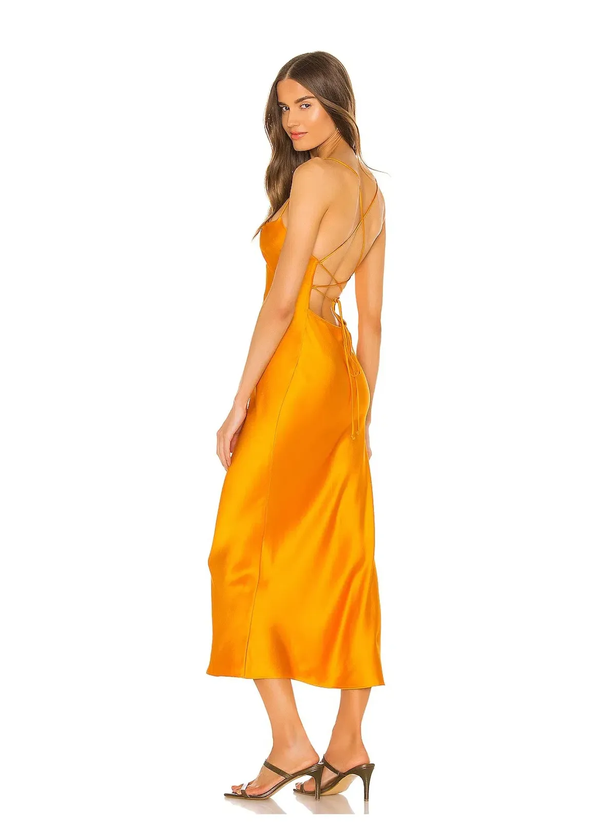 Bec & Bridge Seraphine Dress in Tangerine Size 6 - Image 4