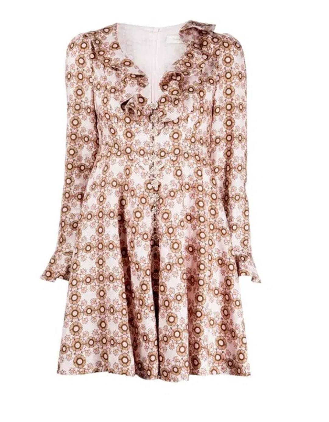 Zimmermann Daisy Mini Dress Floral Size 1/Au 10  for rent on The Volte - main image