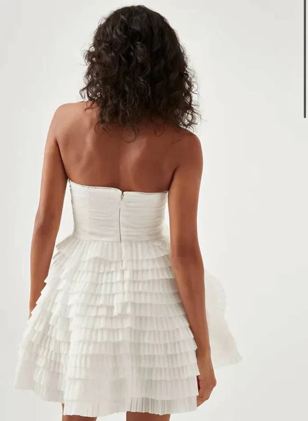 Aje Expressive Pleated Mini Dress Size 8 for rent on The Volte - main image