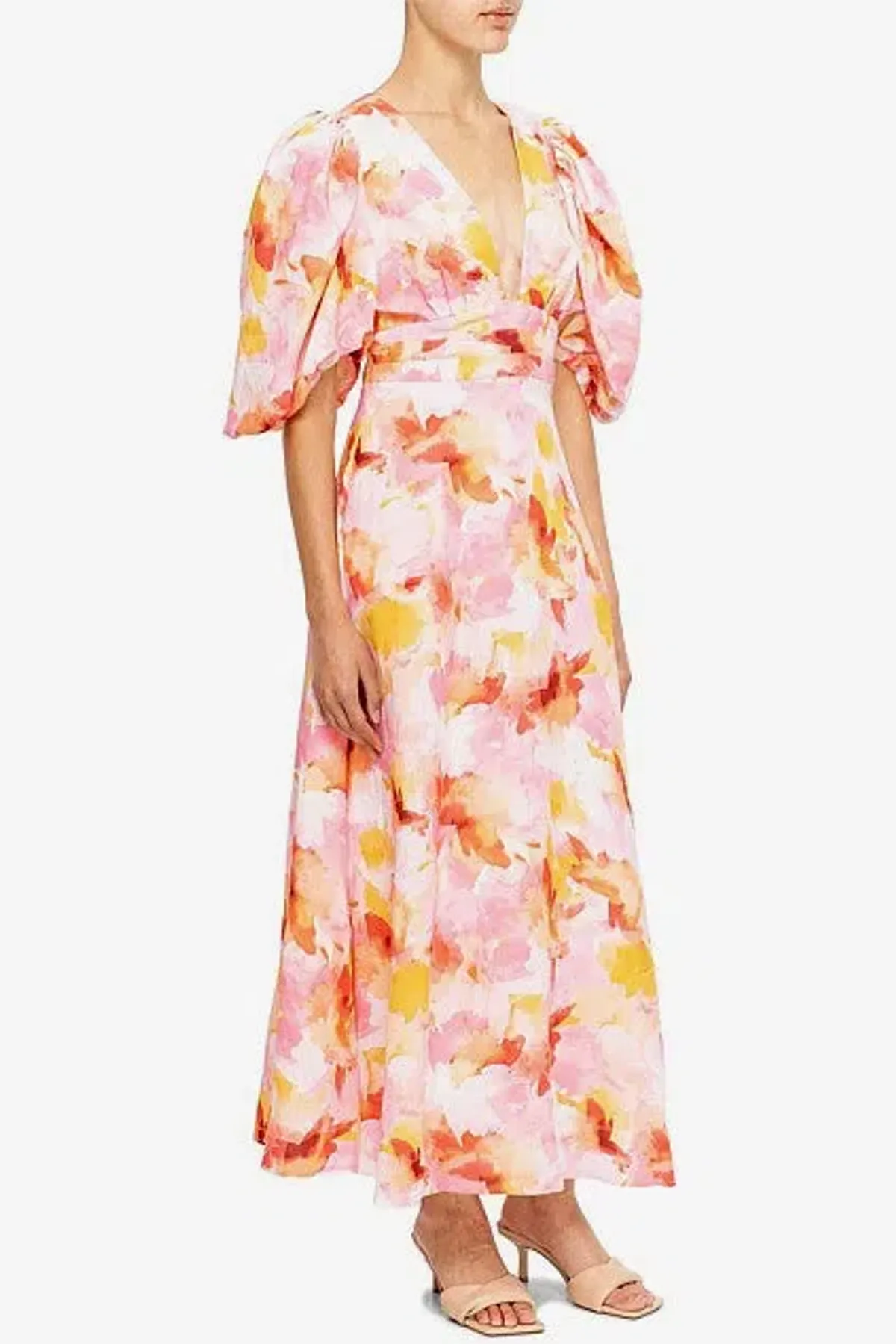 Acler The Hamilton Dress in Pink Floral Size 10 - Image 2