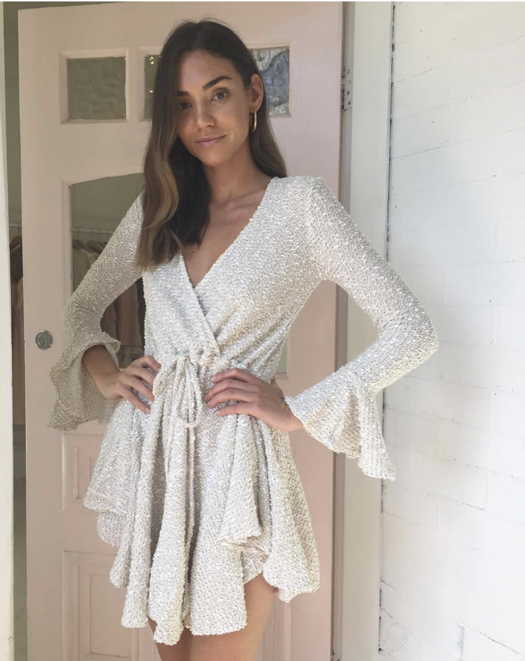 Shona Joy Aimee Frill Dress Size 10 for rent on The Volte - main image