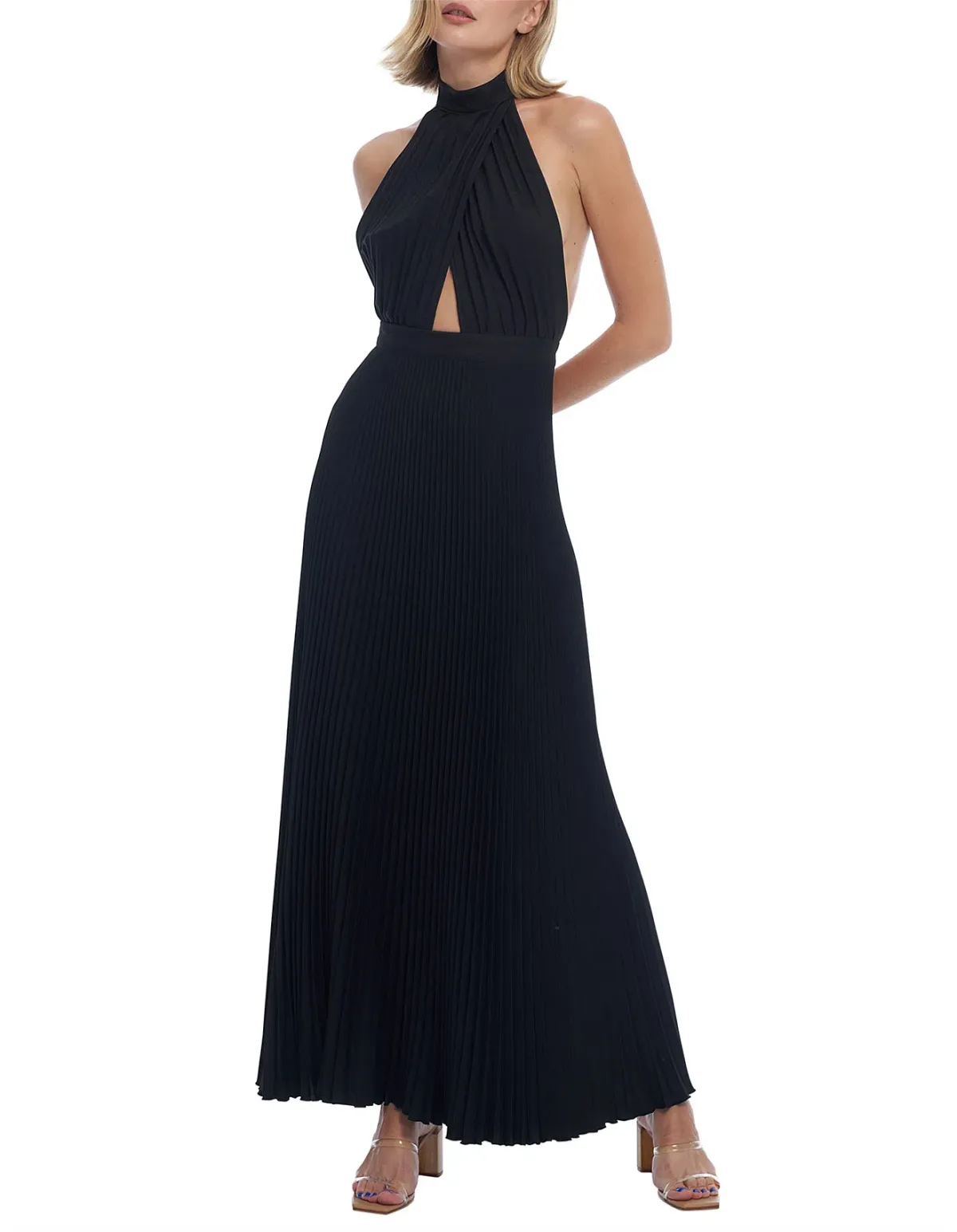 L'Idee Renaissance Gown Black Size 10 - Image 5