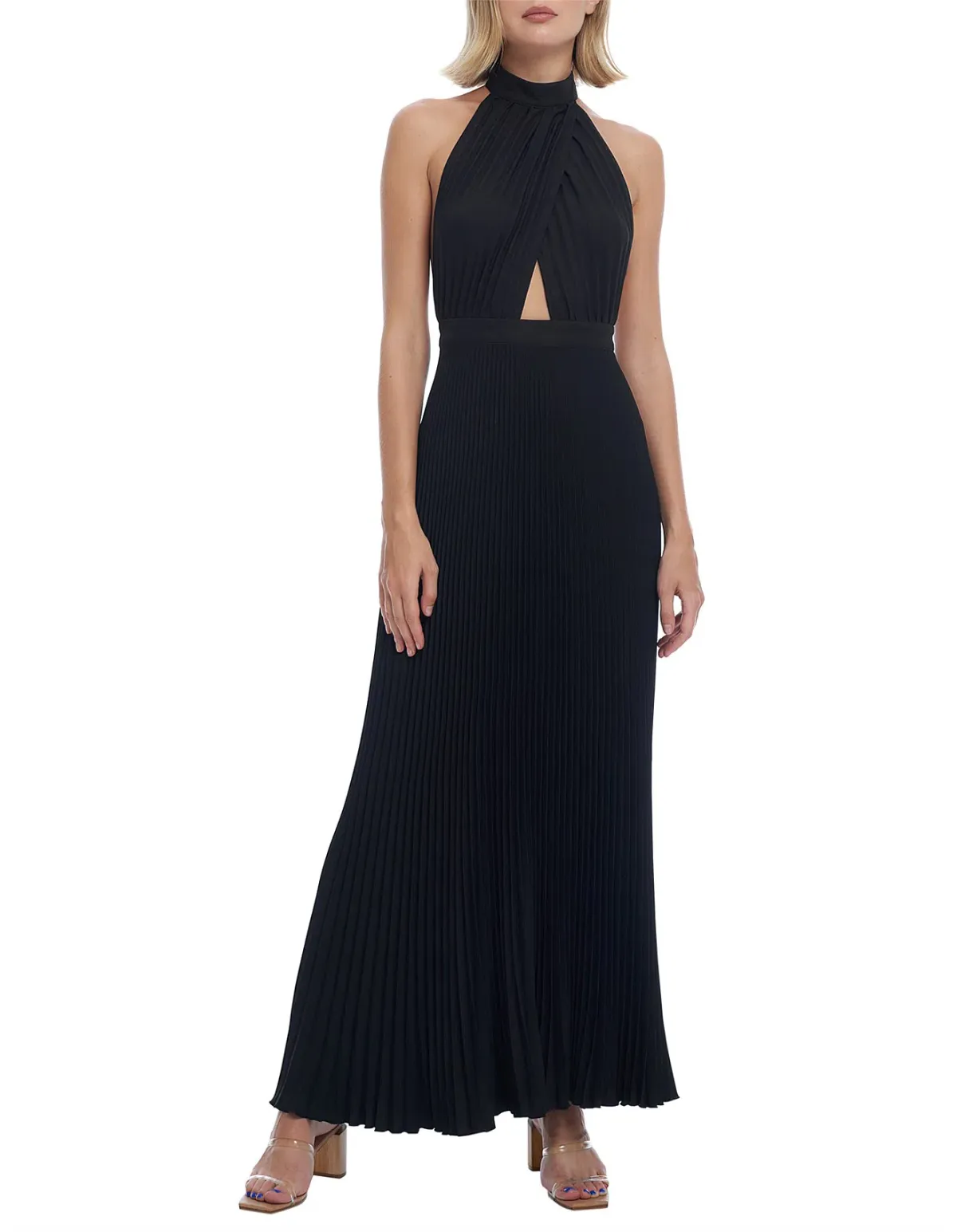 L'Idee Renaissance Gown Black Size 10 - Image 1