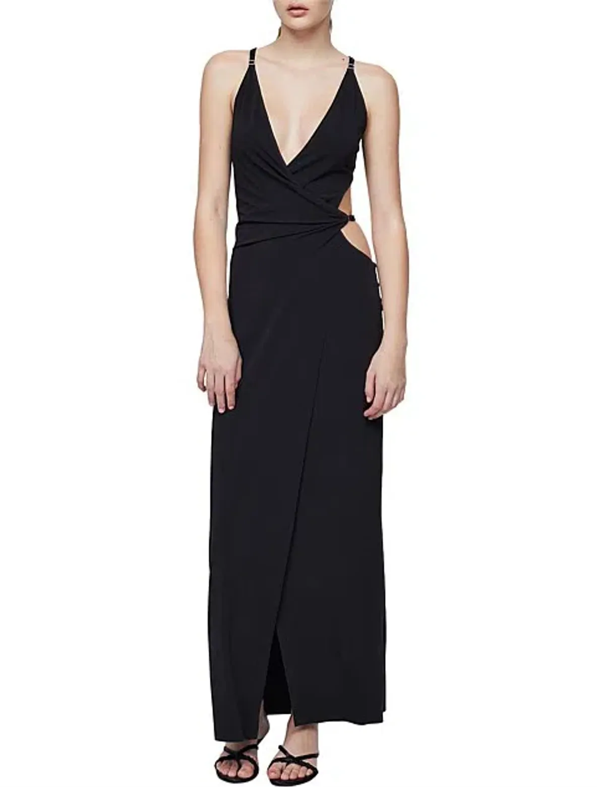 Bec & Bridge Zadie Wrap Maxi Dress Black Size 10 - Image 1