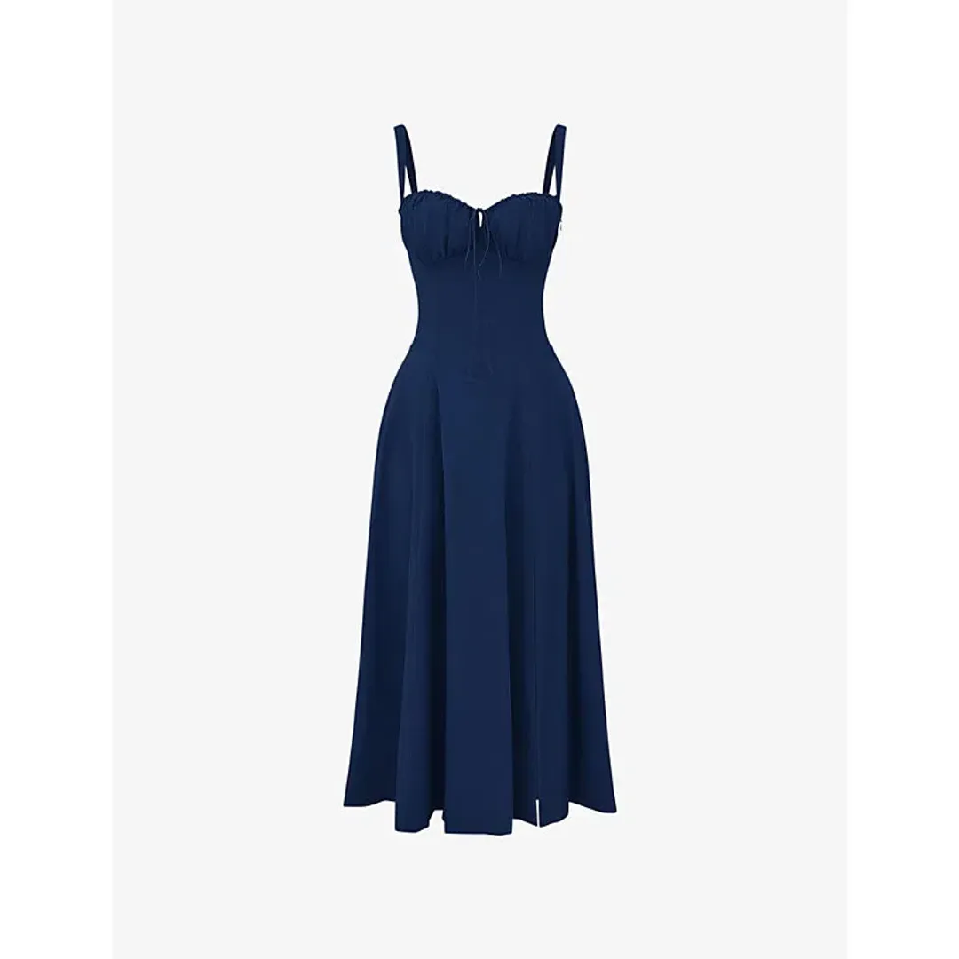 House of CB Carmen Dress Navy Size 14  for rent on The Volte - main image