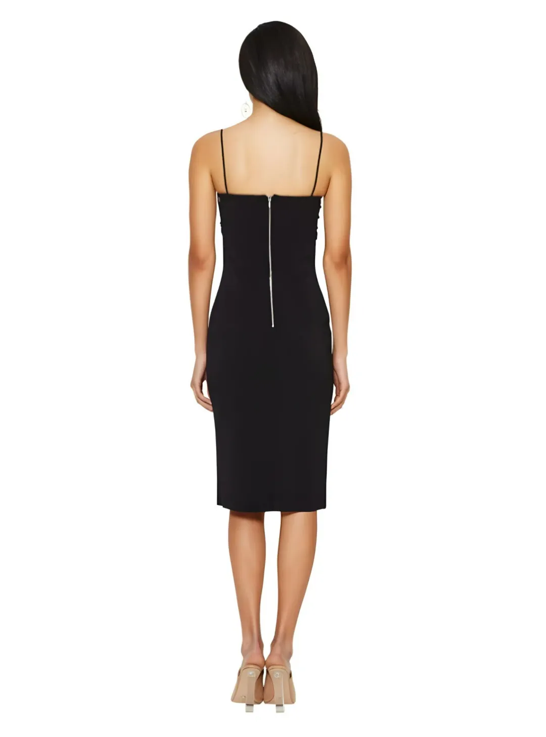 Bec & Bridge Metamorphic Plunge Dress in Black Size AU 8 for rent on The Volte - main image