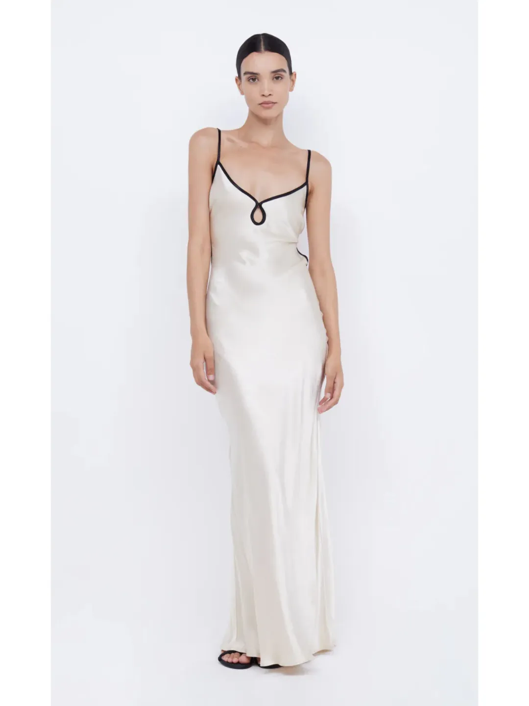 Bec & Bridge Cedar City Maxi Dress Sand/Black Size AU 6  for rent on The Volte - main image