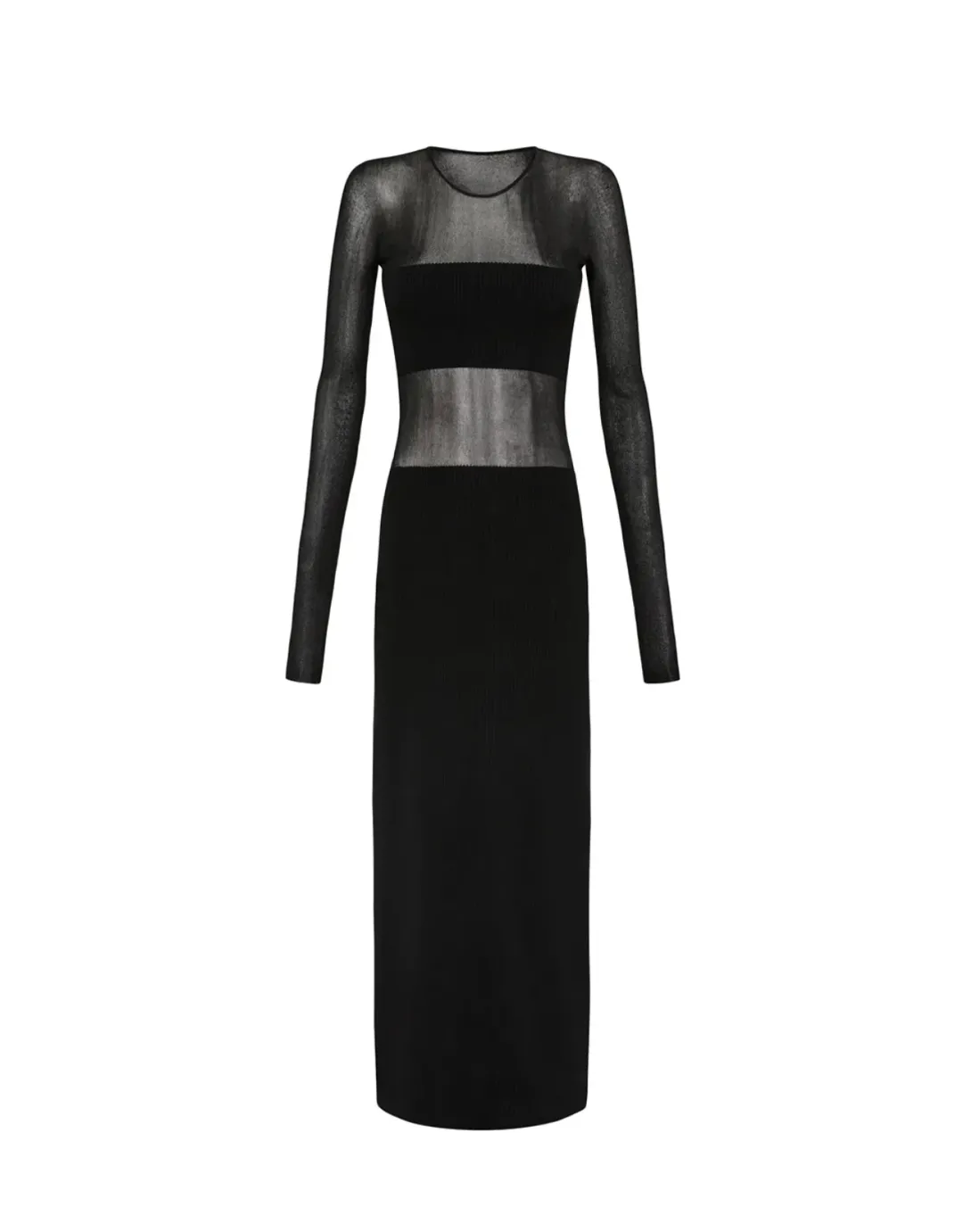 Sir the Label Impermanence Splice Maxi Dress Black Size 6 for rent on The Volte - main image