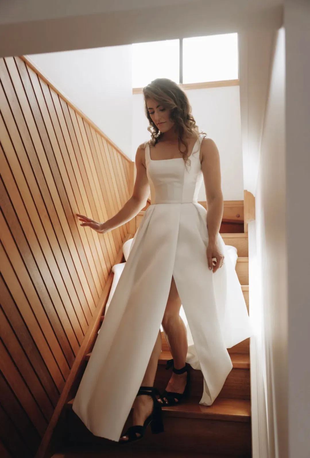 Arietta Australia Maddie Mikado Wedding Gown Size 8 for rent on The Volte - main image