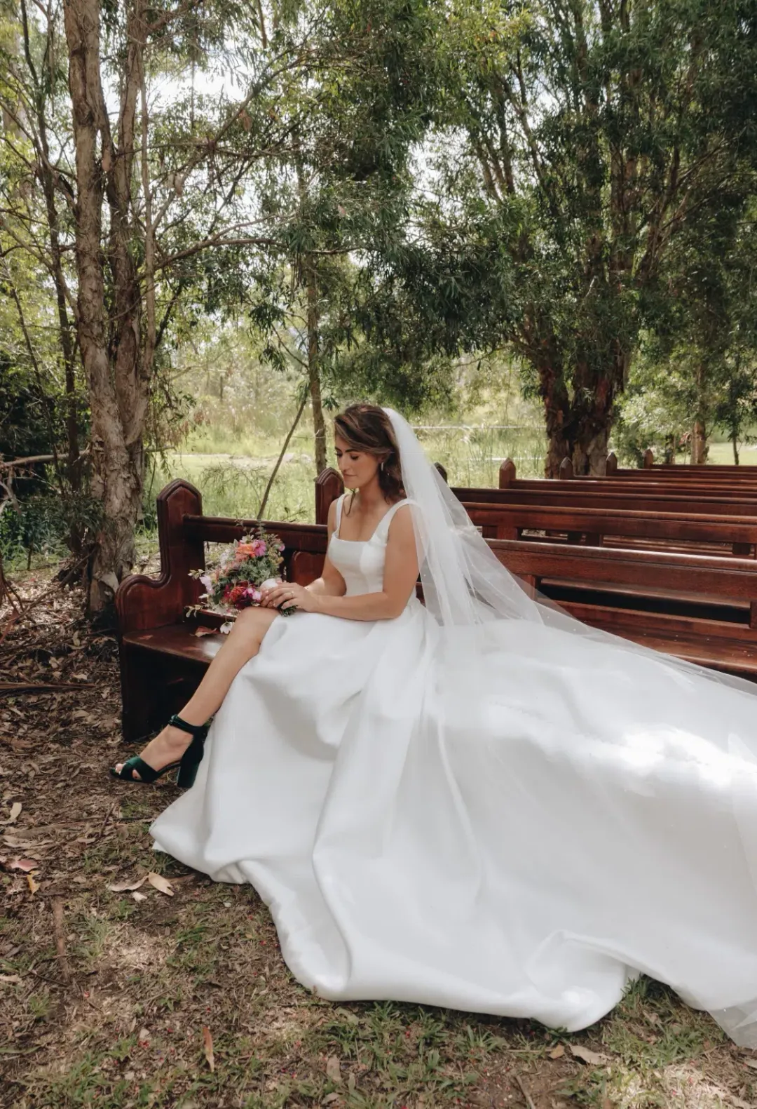 Arietta Australia Maddie Mikado Wedding Gown Size 8 for rent on The Volte - main image