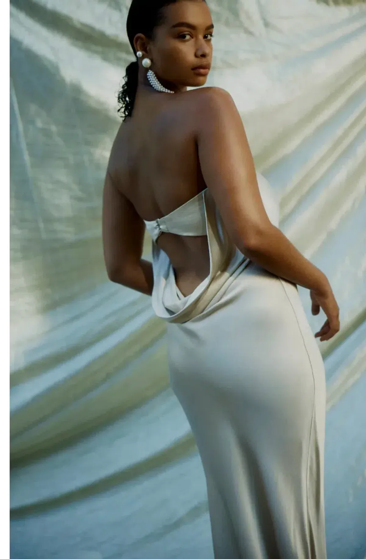 Bec & Bridge Moon Dance Strapless Dress Sand Size AU 8  - Image 7