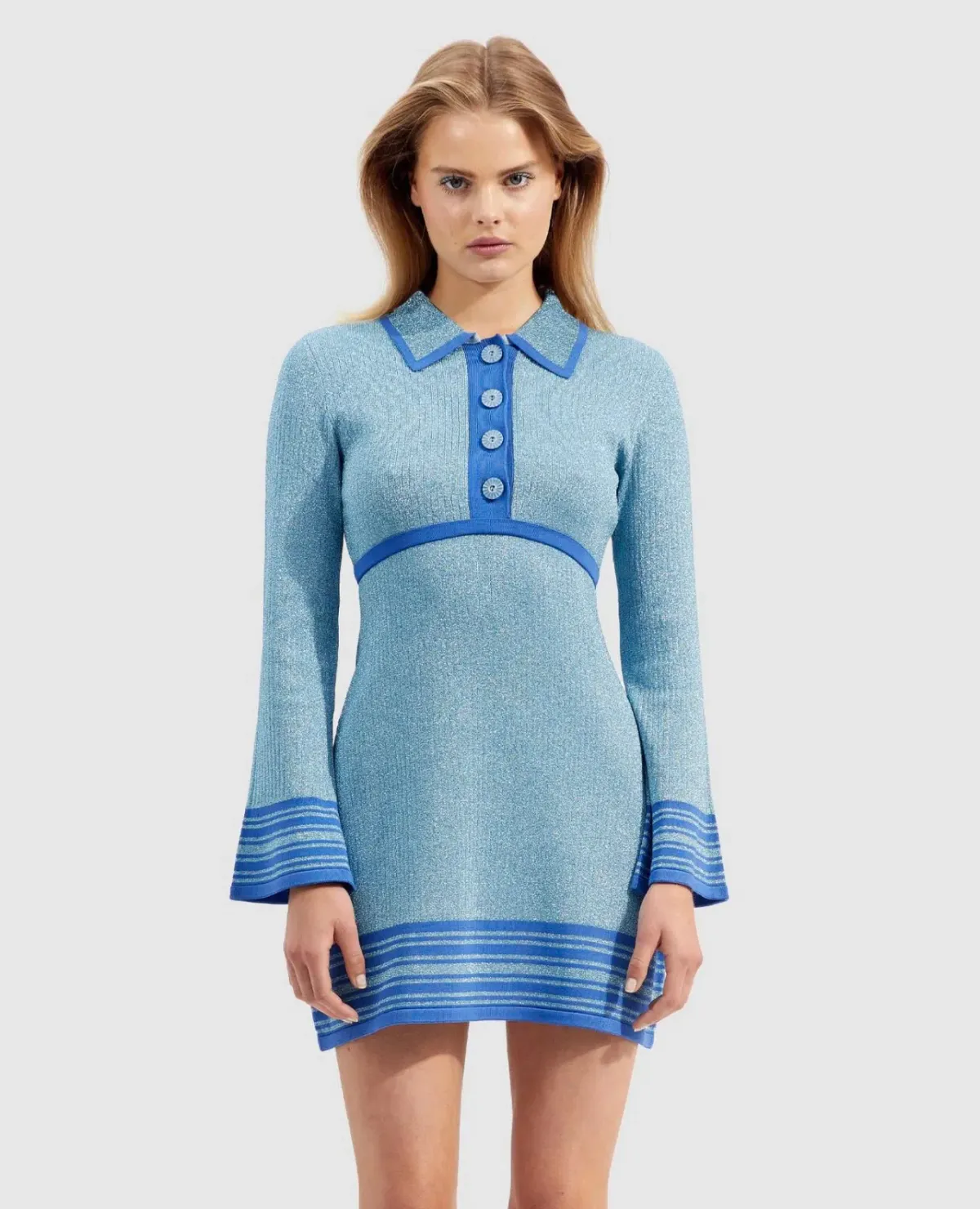 Alice McCall Under Water Mini Dress Blue Size 10 - Image 2