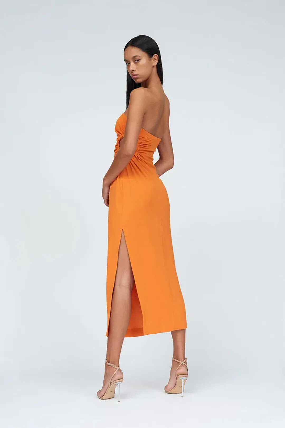 By Johnny Selena Dress Mandarin Size 10 for rent on The Volte - main image