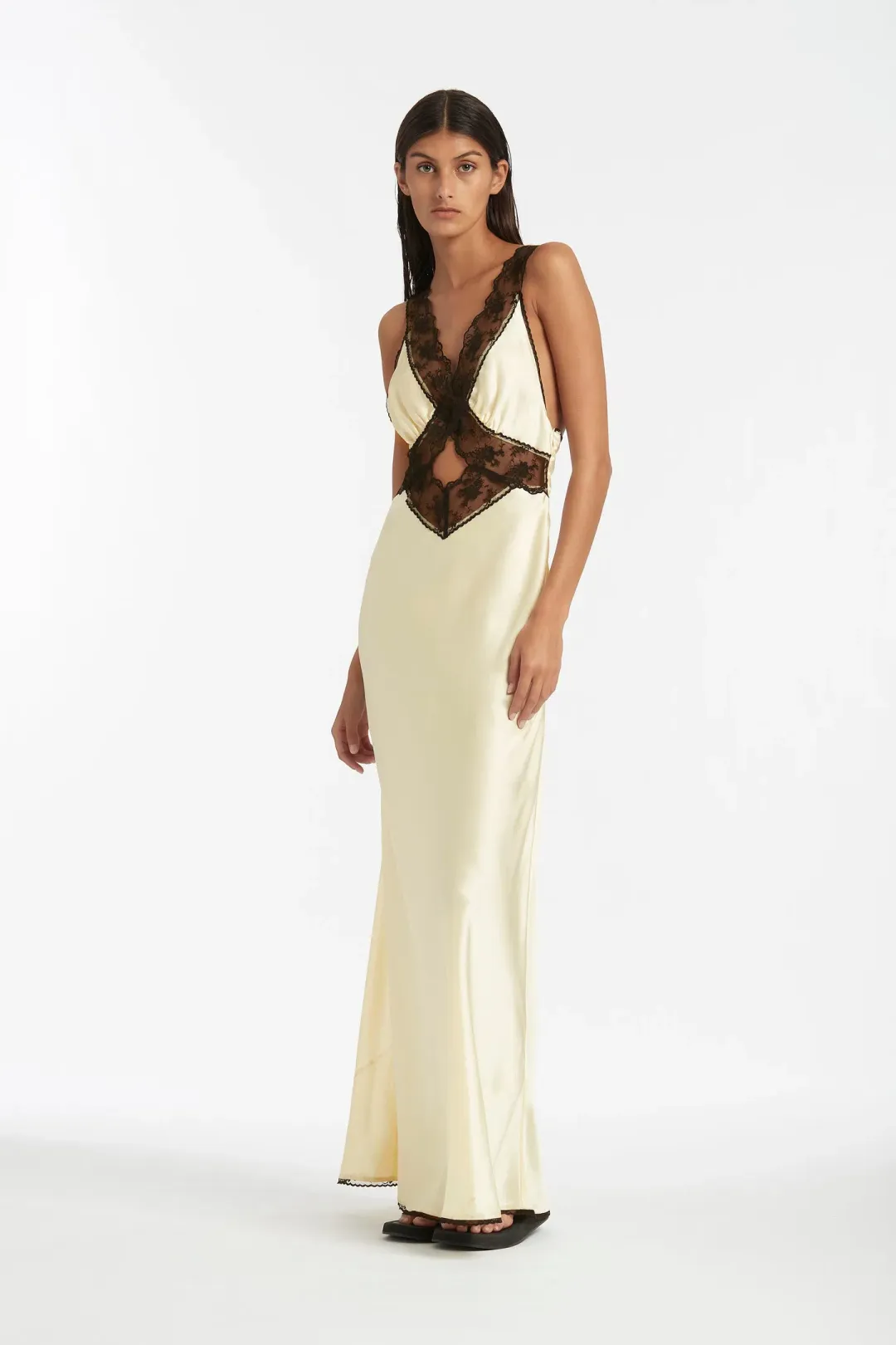 Sir The Label Aries Cut Out Gown Yellow Size 8 for rent on The Volte - main image