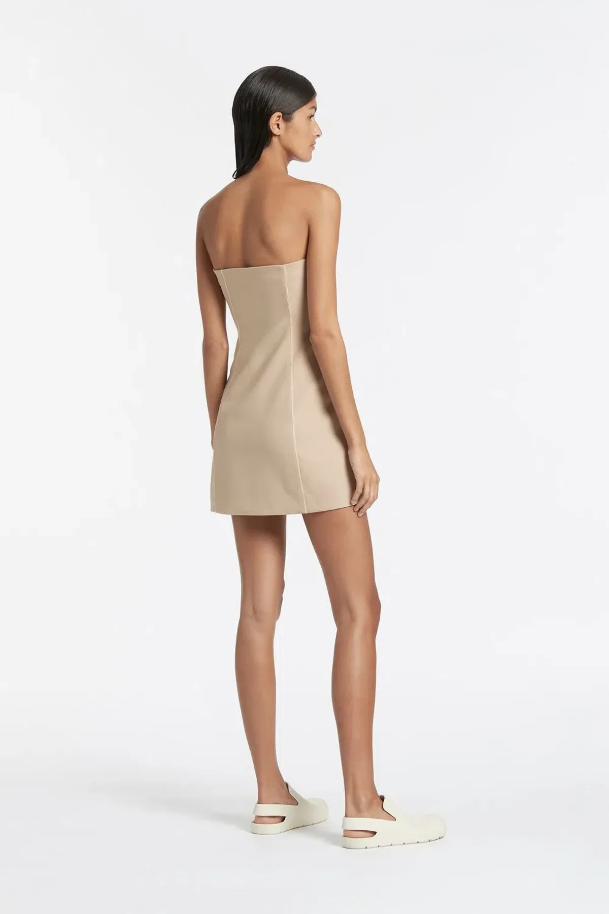 Sir the Label Monte Strapless Mini Dress Tan Size 3 / AU 12 - Image 2