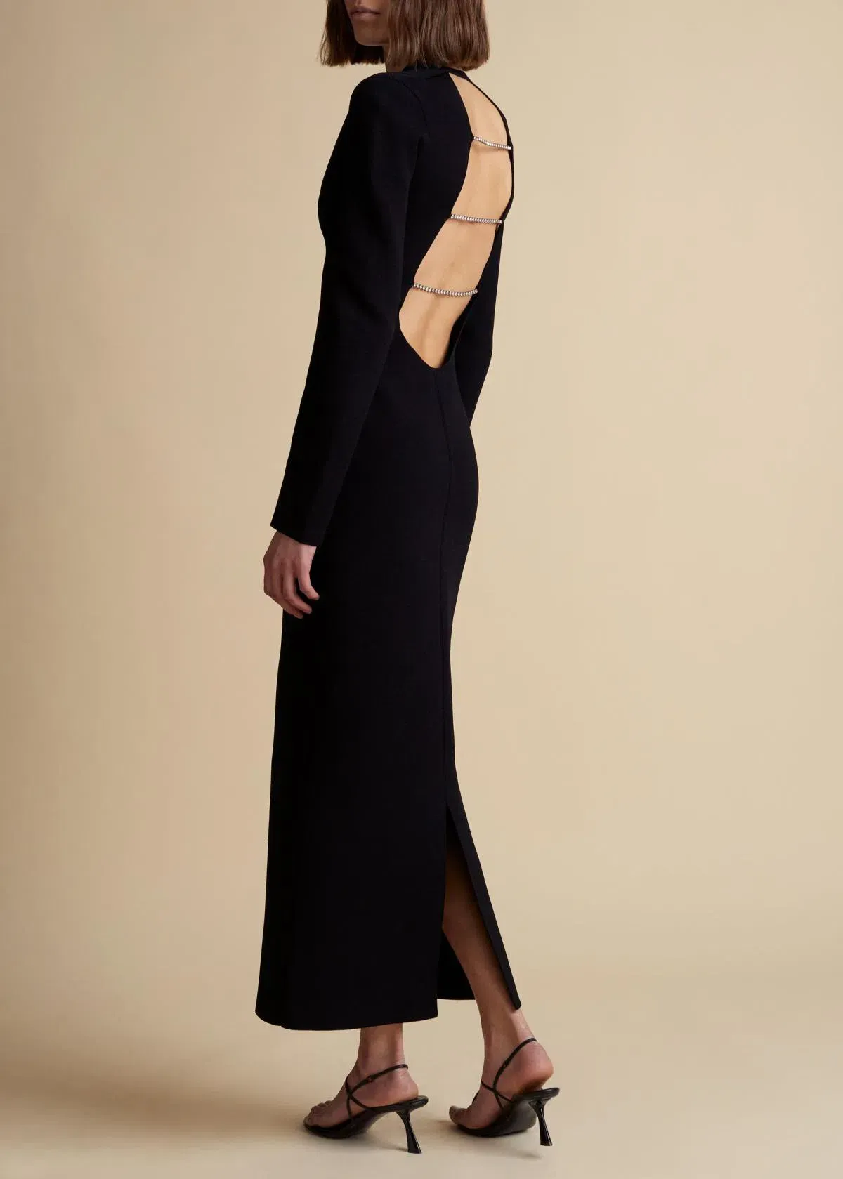 Khaite Odette Dress Black Size S/AU 8 - Image 2