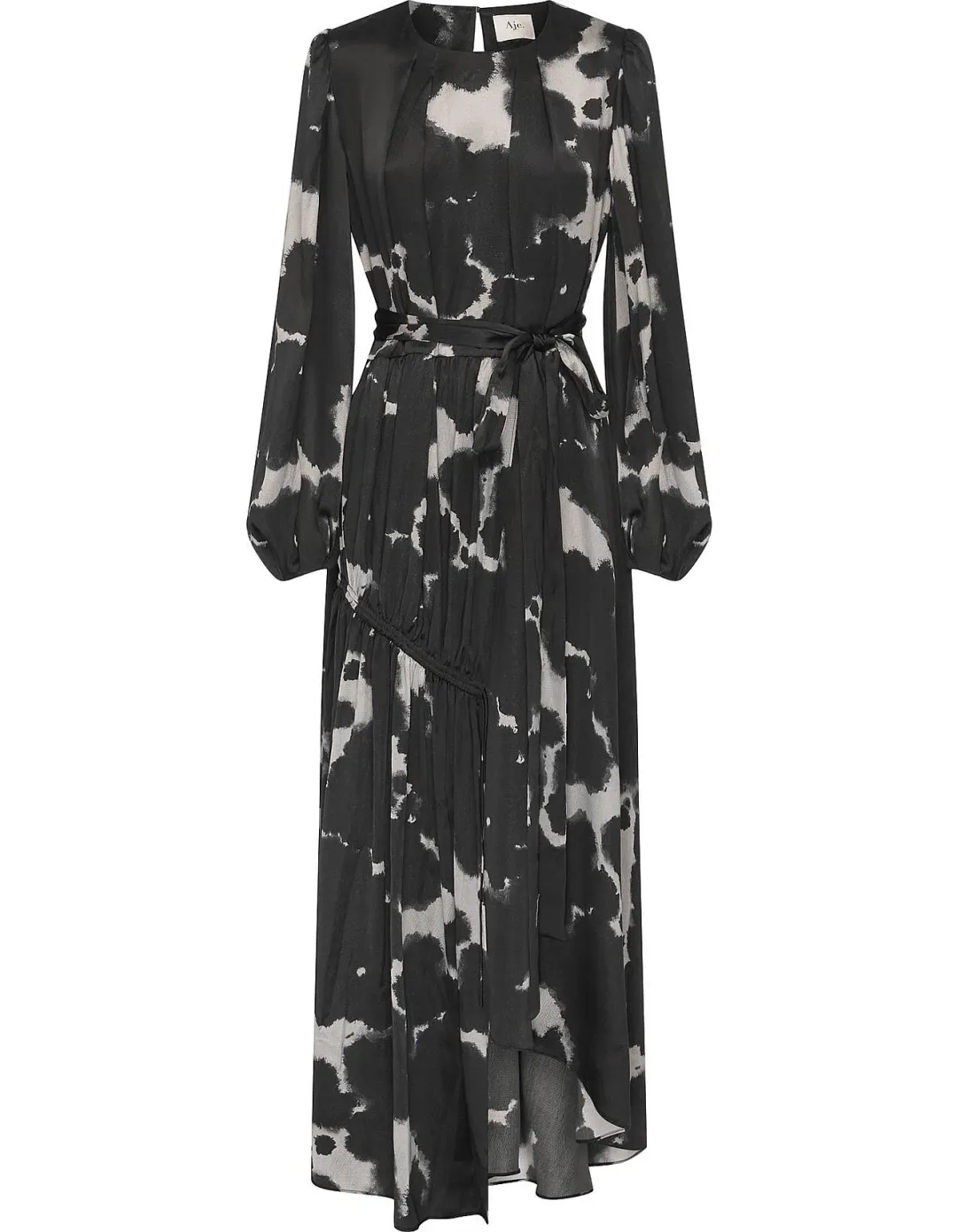 Aje Oxidised Maxi Dress Black Size 14 for rent on The Volte - main image