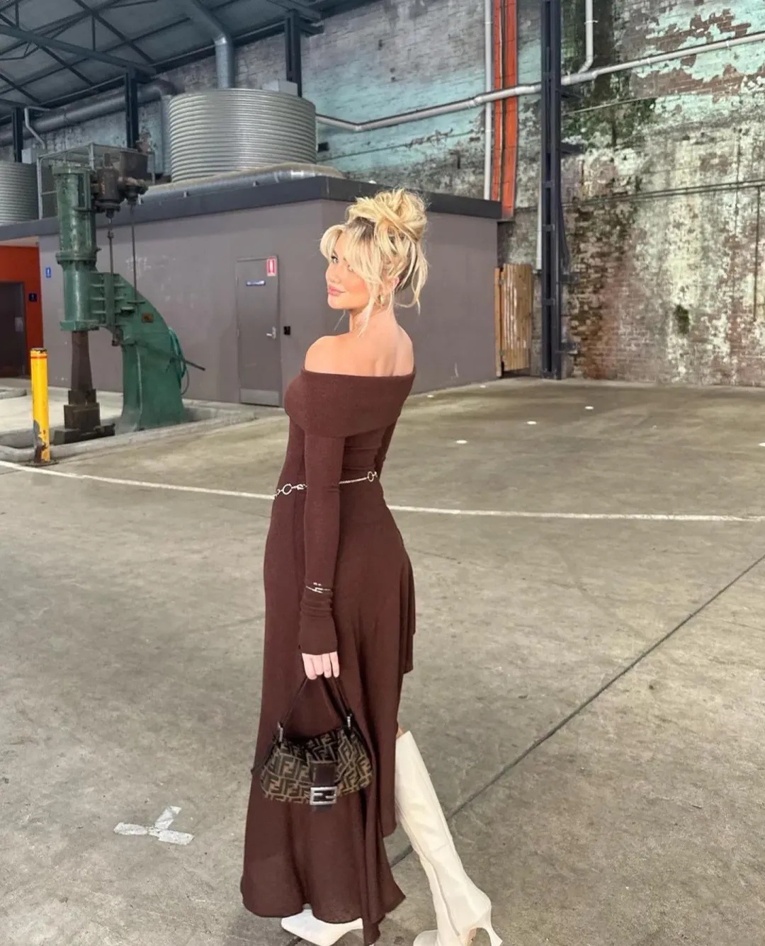 Arcina Ori Bella Dress Brown Size XS / Au 6 for rent on The Volte - main image