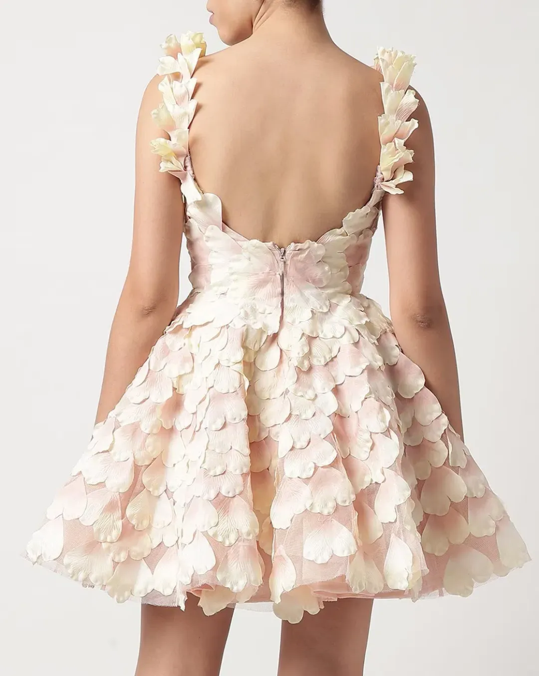 Zimmermann Prima Petal Mini Dress Blush Size 1 / Au 10 for rent on The Volte - main image