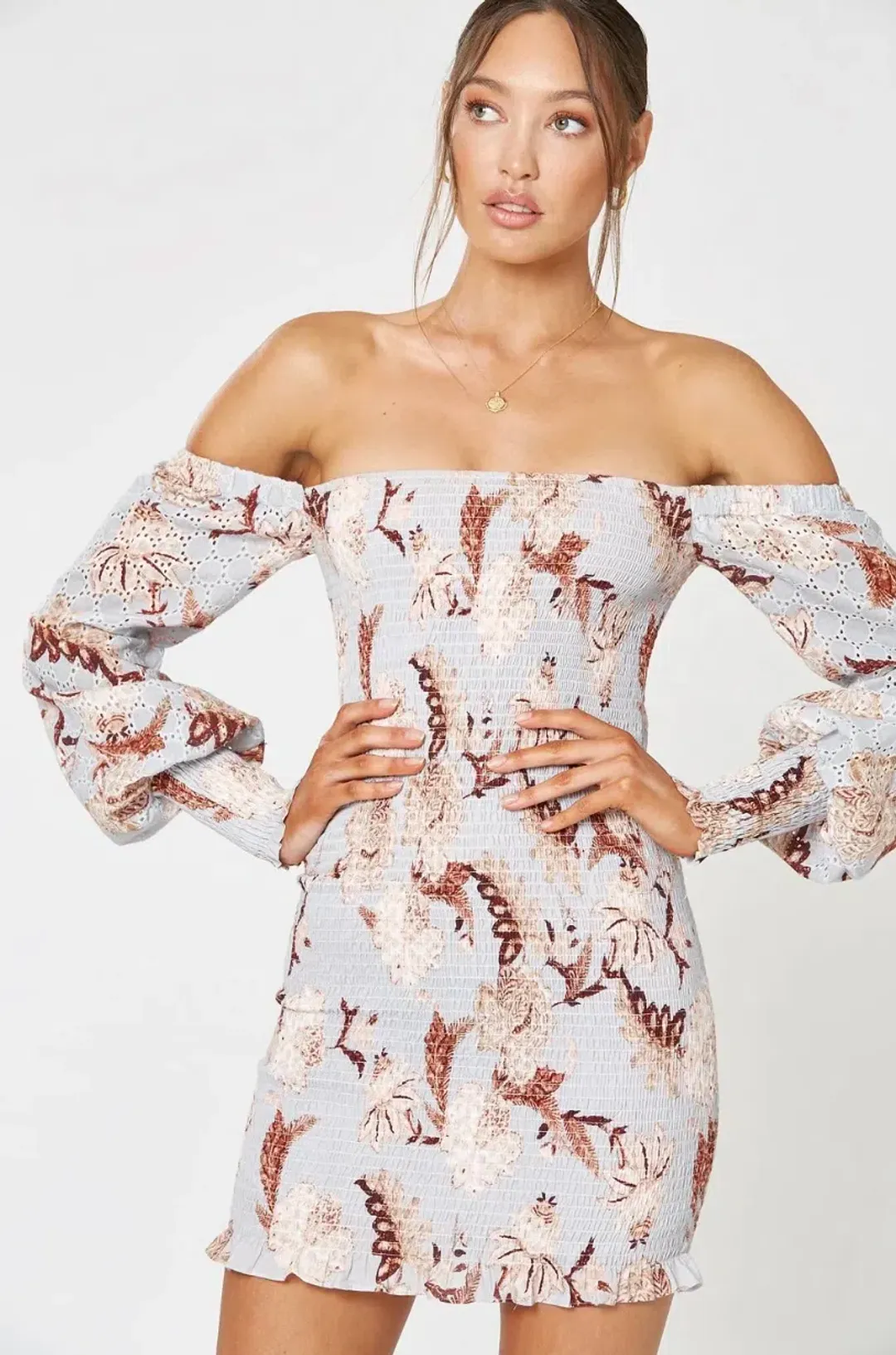 Winona Encore Long Sleeve Dress Blue Size 14 for rent on The Volte - main image