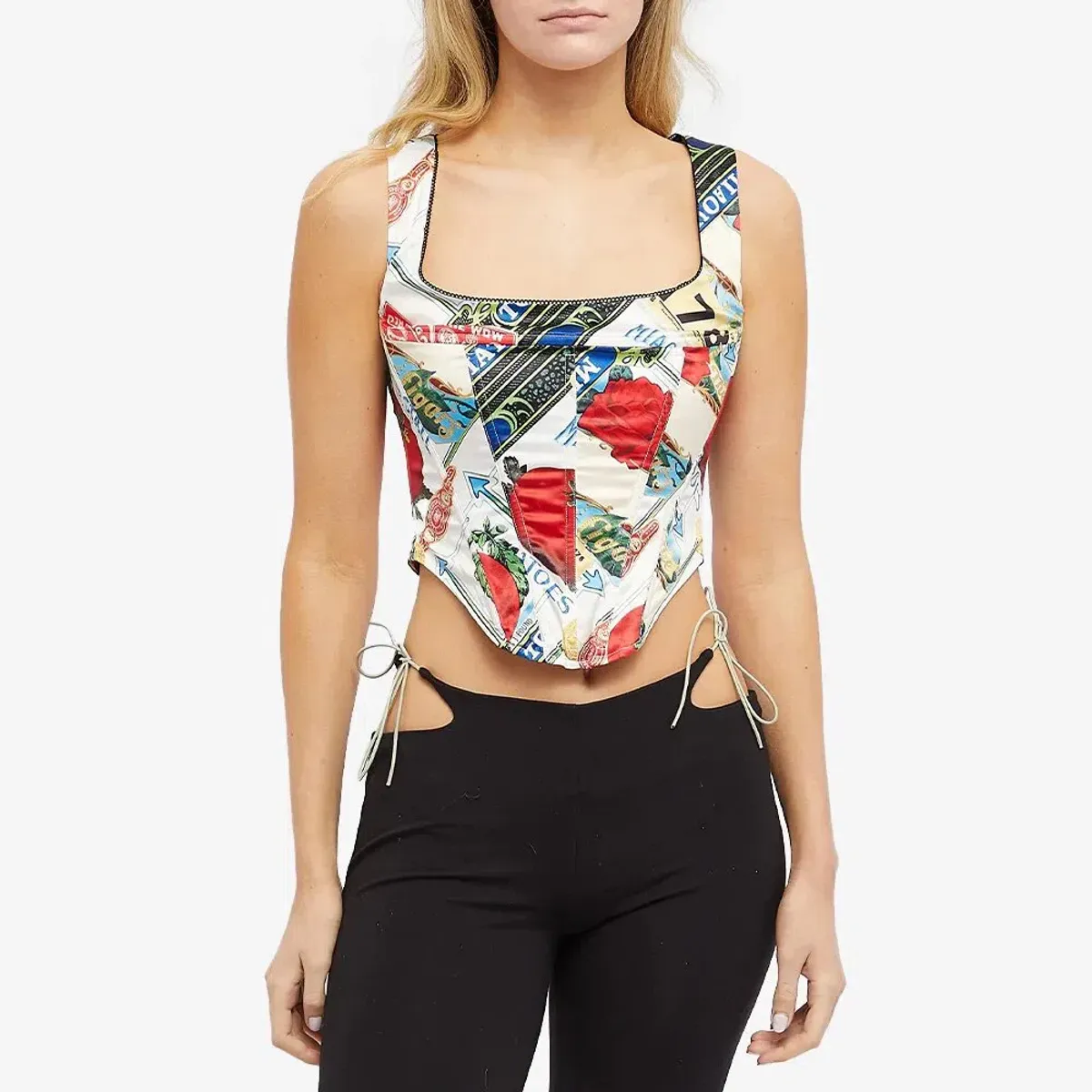 Miaou Figaro Campbell Corset Print Size 6 - Image 1