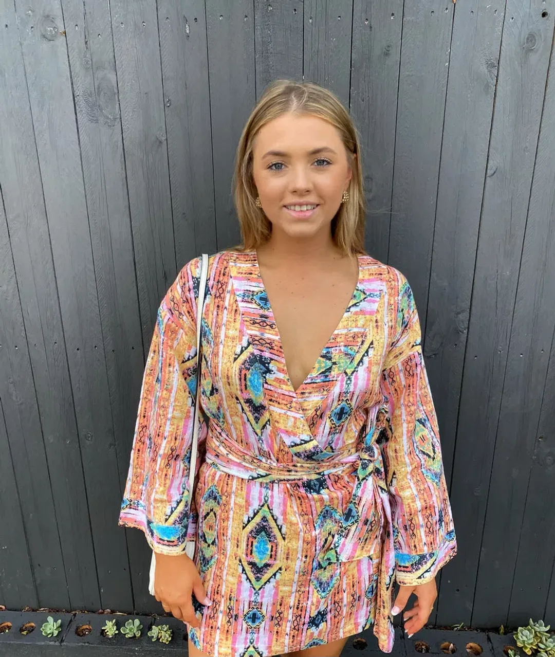 Coco Willow Kenya Aztex Dress Multi Print Size 8 for rent on The Volte - main image