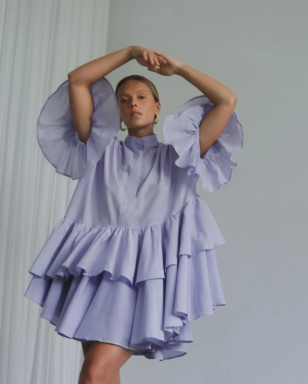 Morton Mac Margrit Dress Purple Size 10 - Image 2