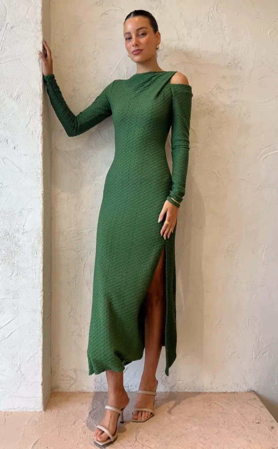 One Fell Swoop Faith Maxi Dress In Forrest Size 8 for rent on The Volte - main image