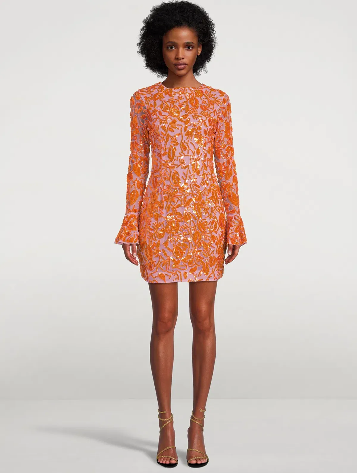 Rachel Gilbert Lupita Mini Orange/Pink Size 14 - Image 2